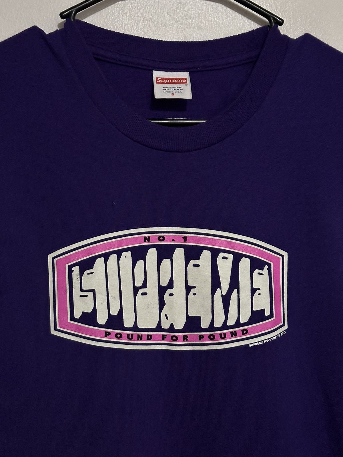 Supreme Supreme Pound Tee Size US S / EU 44-46 / 1 - 2 Thumbnail