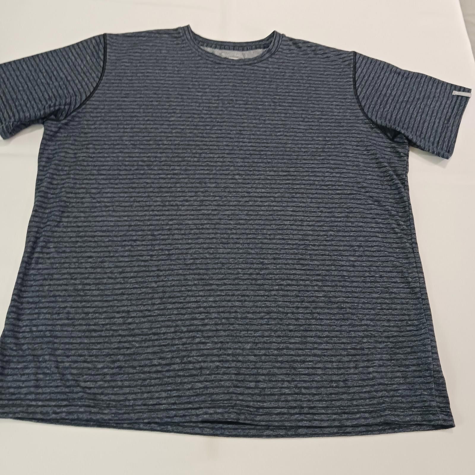 Columbia Columbia Omni-Wick AM6982 Men's Gray Stripes T-Shirt 2XL Size US XXL / EU 58 / 5 - 8 Thumbnail