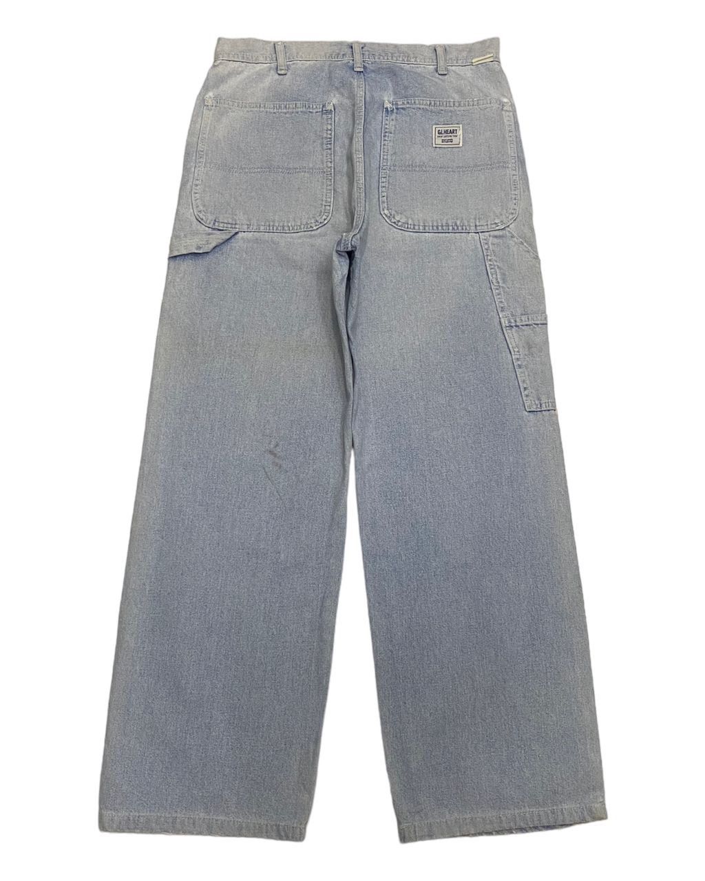 Japanese Brand × Vintage 🔥BAGGY JEANS GL HEART DISTRESSED DENIM JEANS BAGGY Size US 31 - 2 Thumbnail