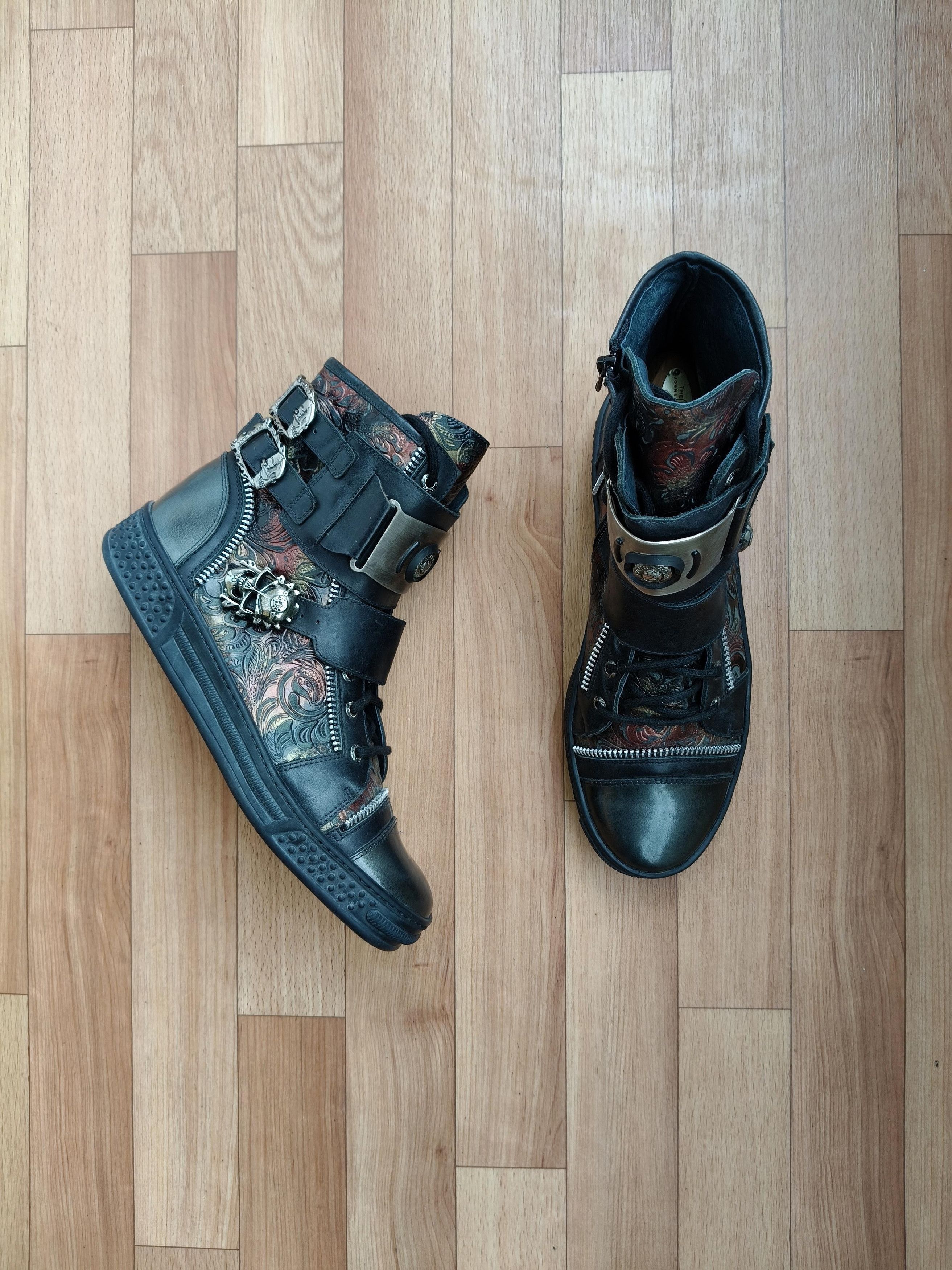 New Rock 🔥 New rock high top sneakers Size US 10 / EU 43 - 2 Thumbnail