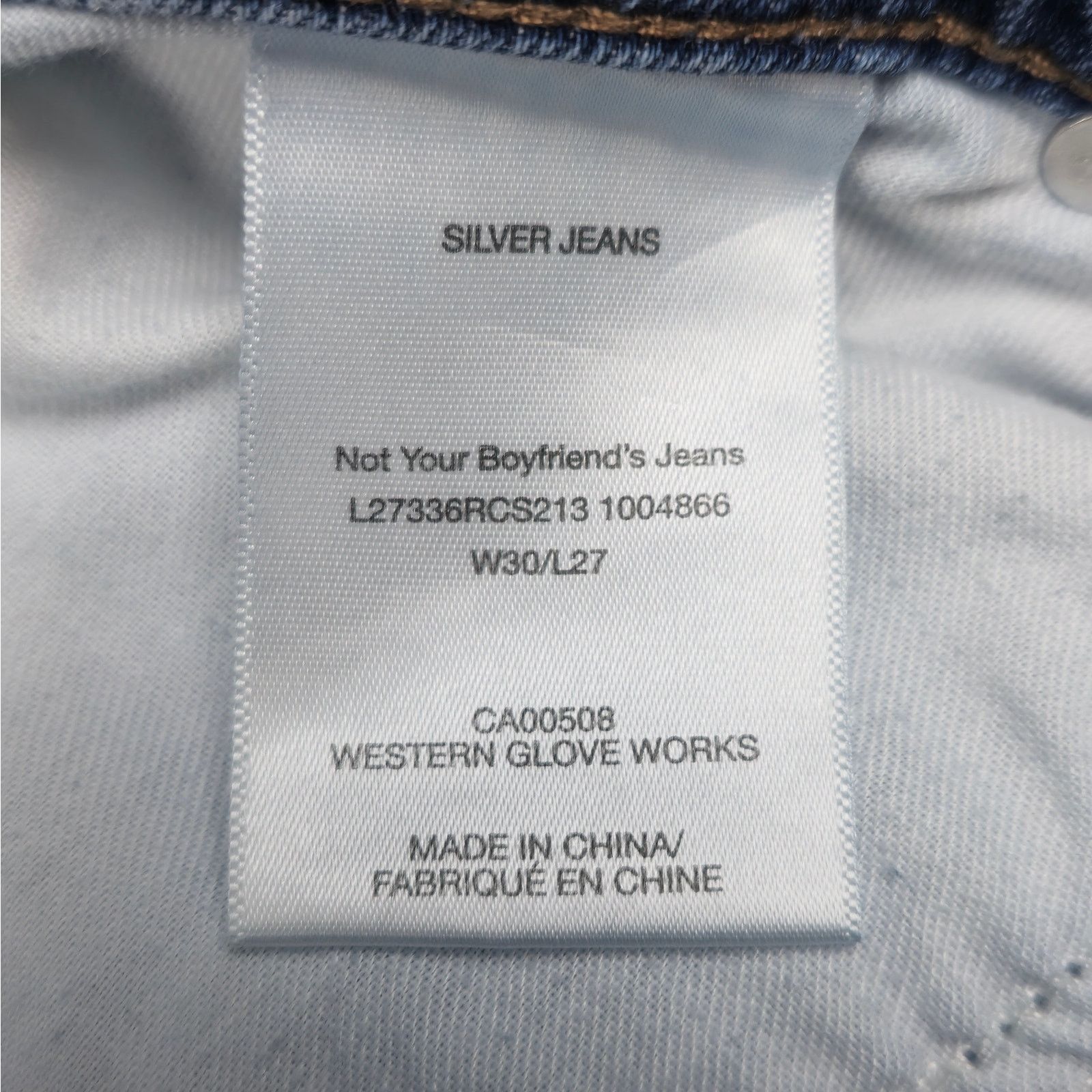 Silver Jeans Co. Silver Jeans 36x27 Not Your Boyfriends Distressed Raw Hem Size 36" / US 14 / IT 50 - 12 Thumbnail