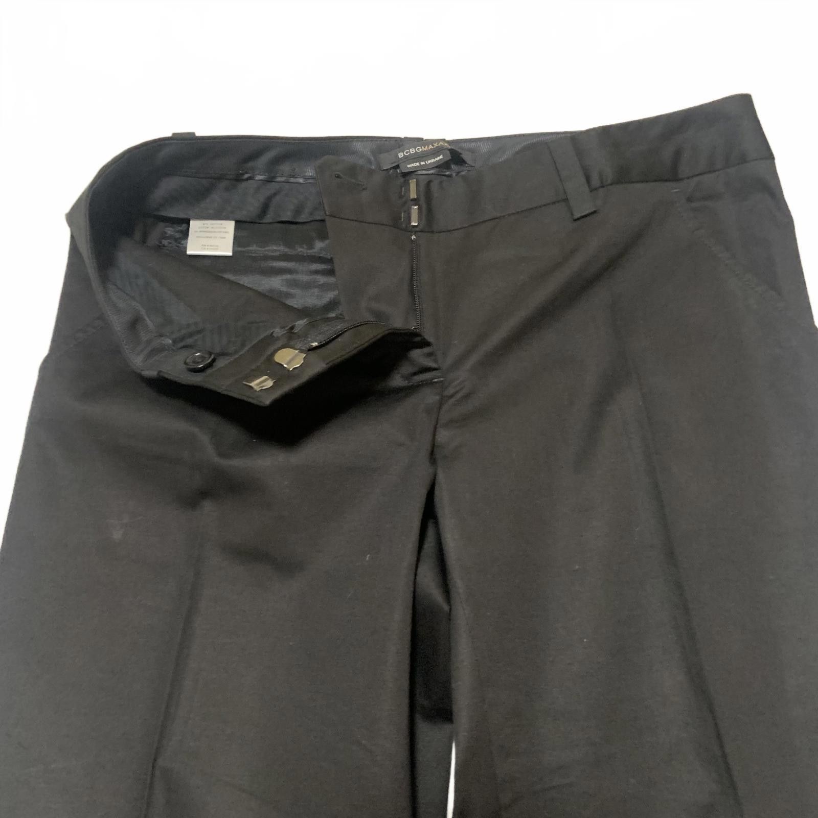 Bcbgmaxazria BCBG Max Azria Women's Size 4 Black Dress Pants Molly Size 27" / US 4 / IT 40 - 4 Thumbnail