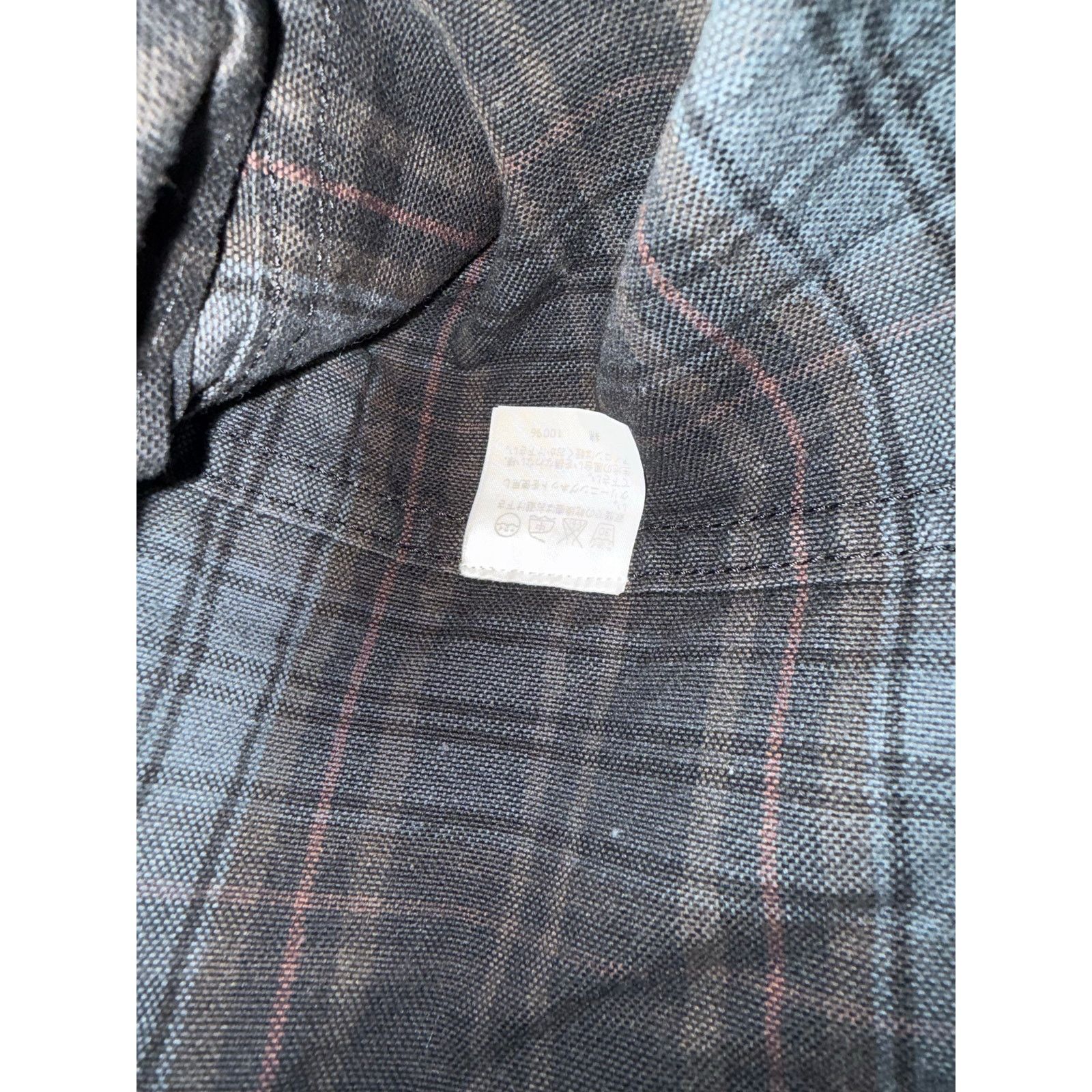 Final Home Final Home Archive Cotton Velvet Collar Plaid Jacket S Size US S / EU 44-46 / 1 - 4 Thumbnail