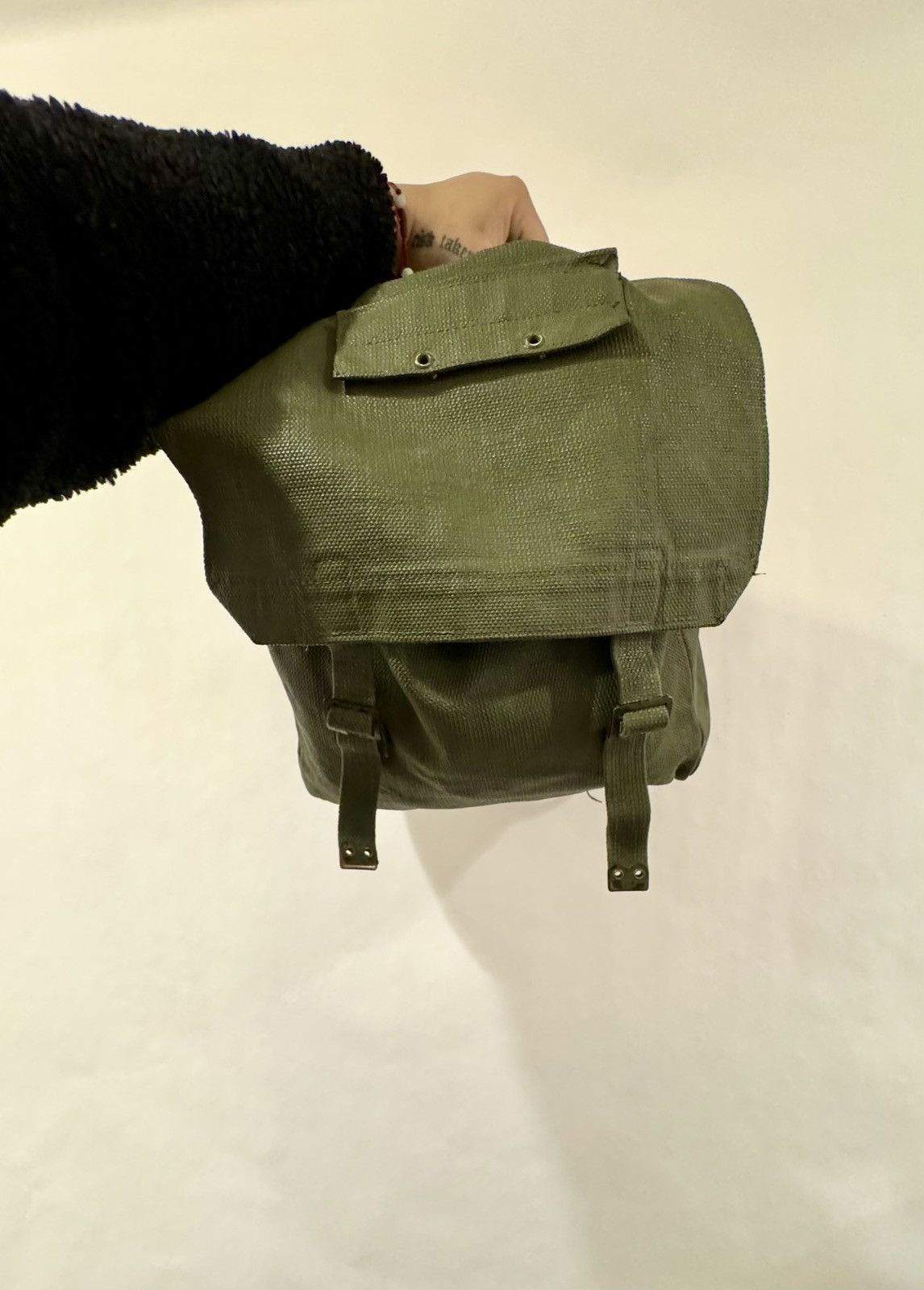 image of Bag x Military Authentic Vintage Ww2 Military Backpack in Army, Men's