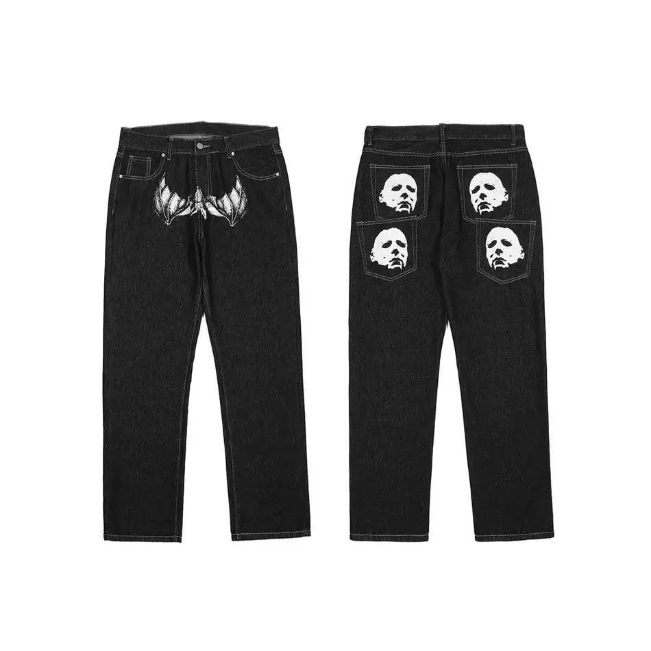 Japanese Brand y2K print trousers skinny jeans Size US 34 / EU 50 - 3 Thumbnail