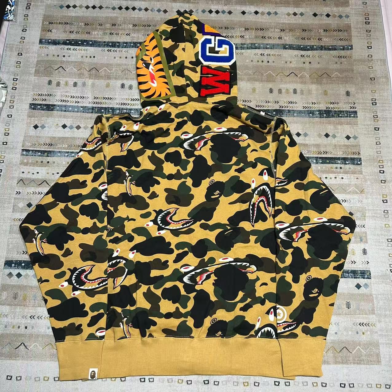 Bape BAPE CAMO SHARK HALF ZIP HOODIE Size US M / EU 48-50 / 2 - 2 Thumbnail