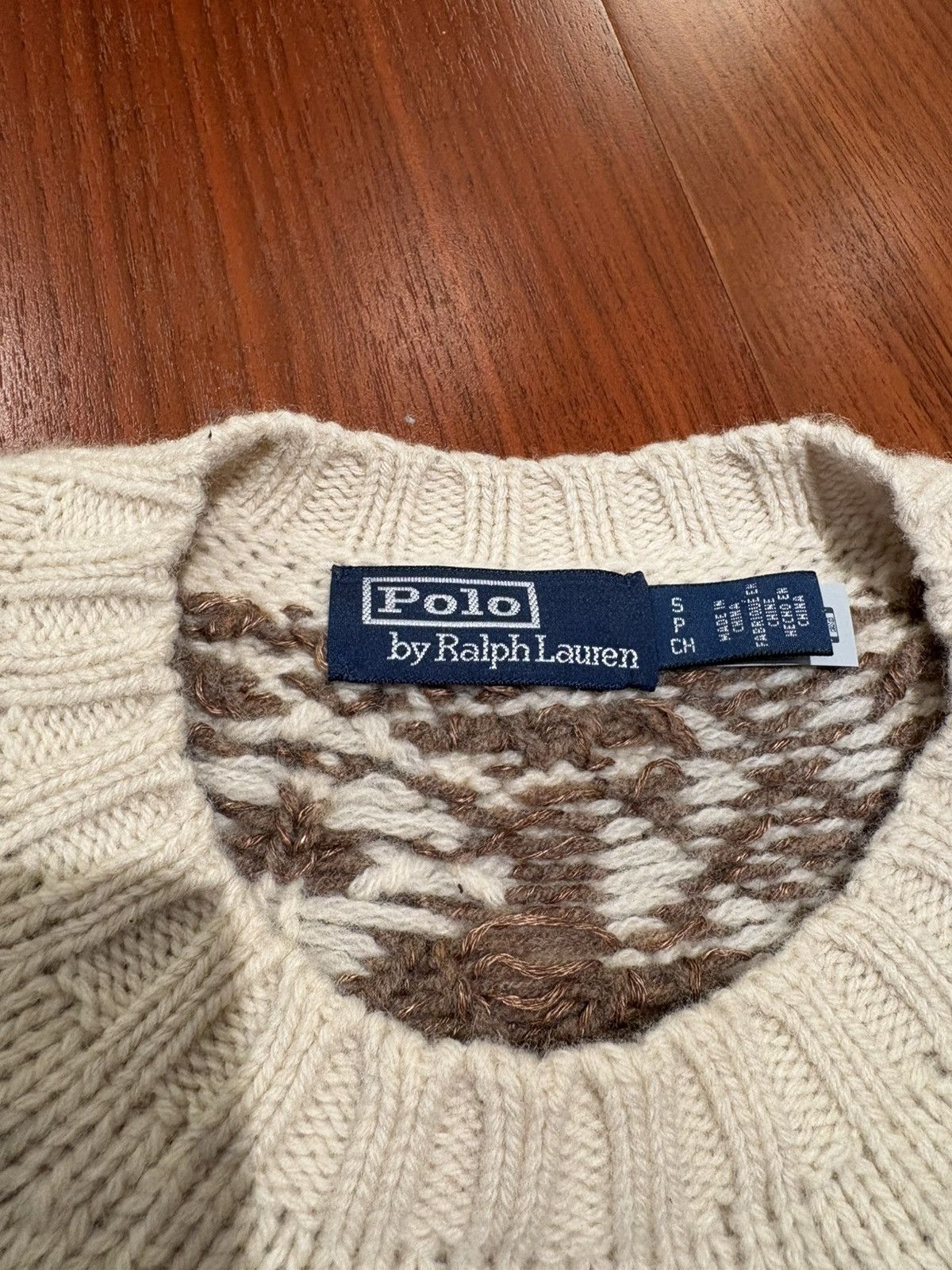 Polo Ralph Lauren POLO RALPH LAUREN NORDIC CREWNECK SWEATER SMALL Size US S / EU 44-46 / 1 - 3 Thumbnail