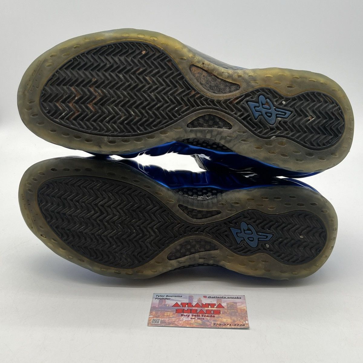 Nike Air Foamposite one sport blue Size US 13 / EU 46 - 7 Thumbnail
