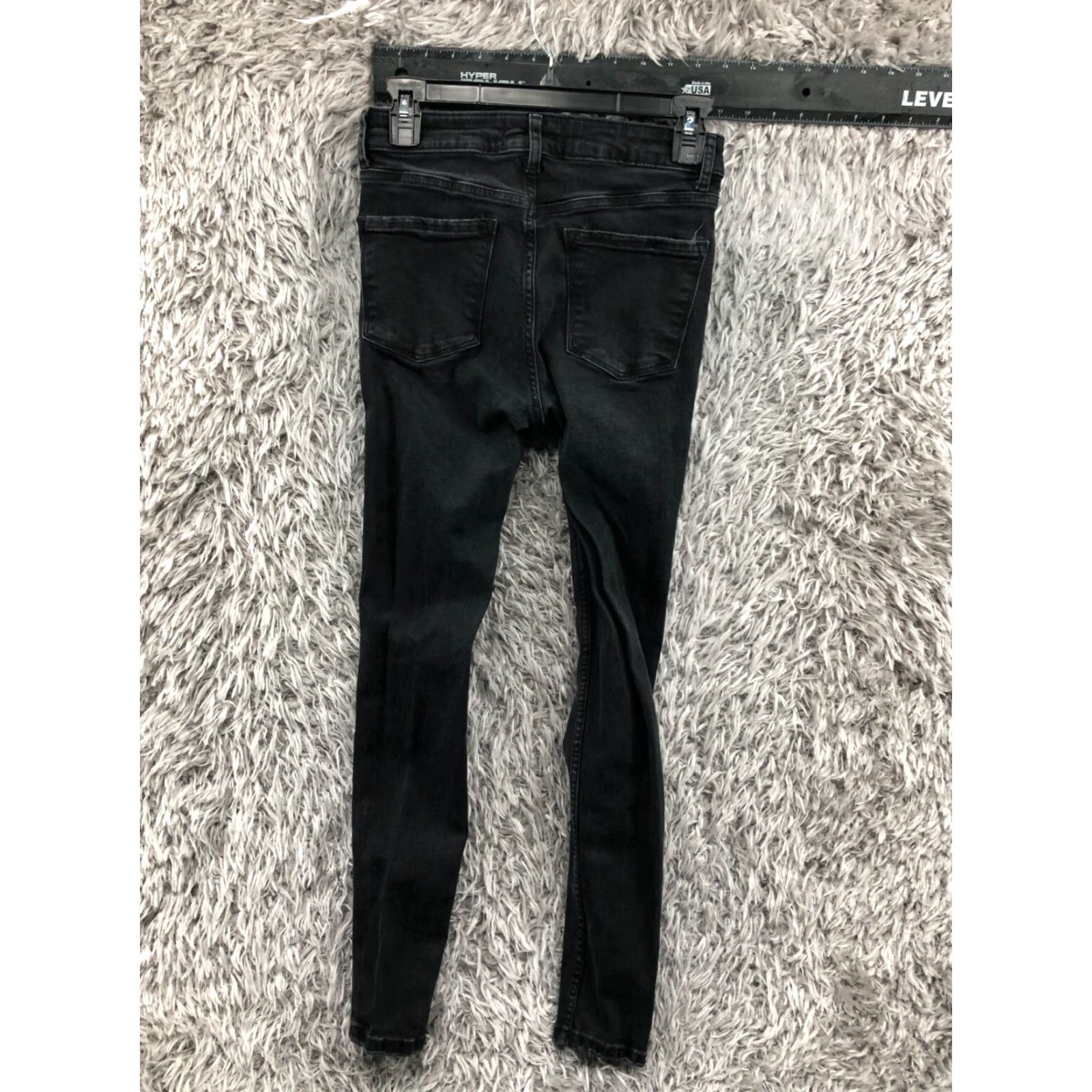 Denim & Co. VINTAGE Denim & Co Jeans Size 4 Womens Dark Wash Black Primark Cares Skinny Size 27" / US 4 / IT 40 - 5 Thumbnail