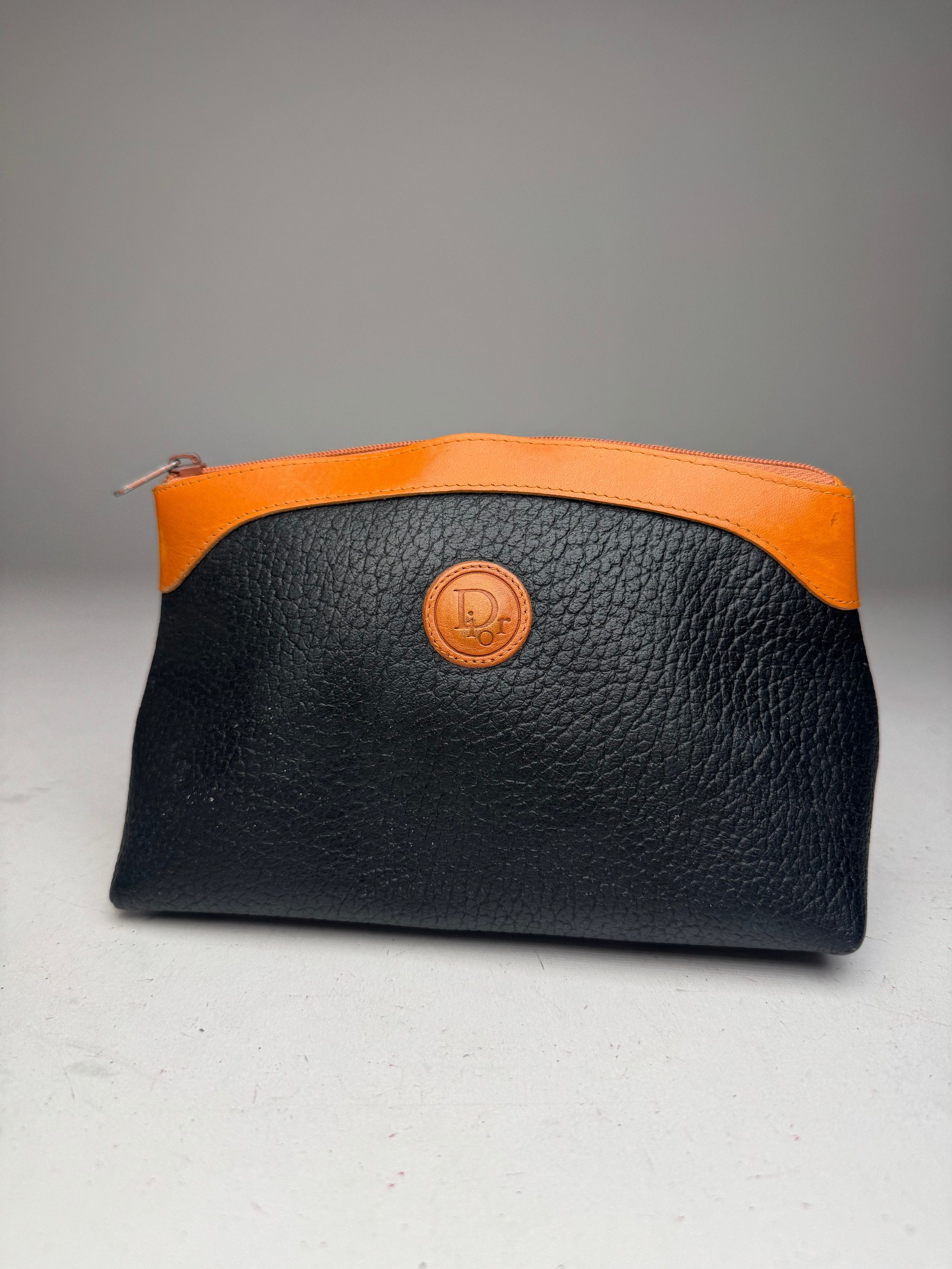 Dior Vintage Leather Clutch black brown Size ONE SIZE - 1 Thumbnail