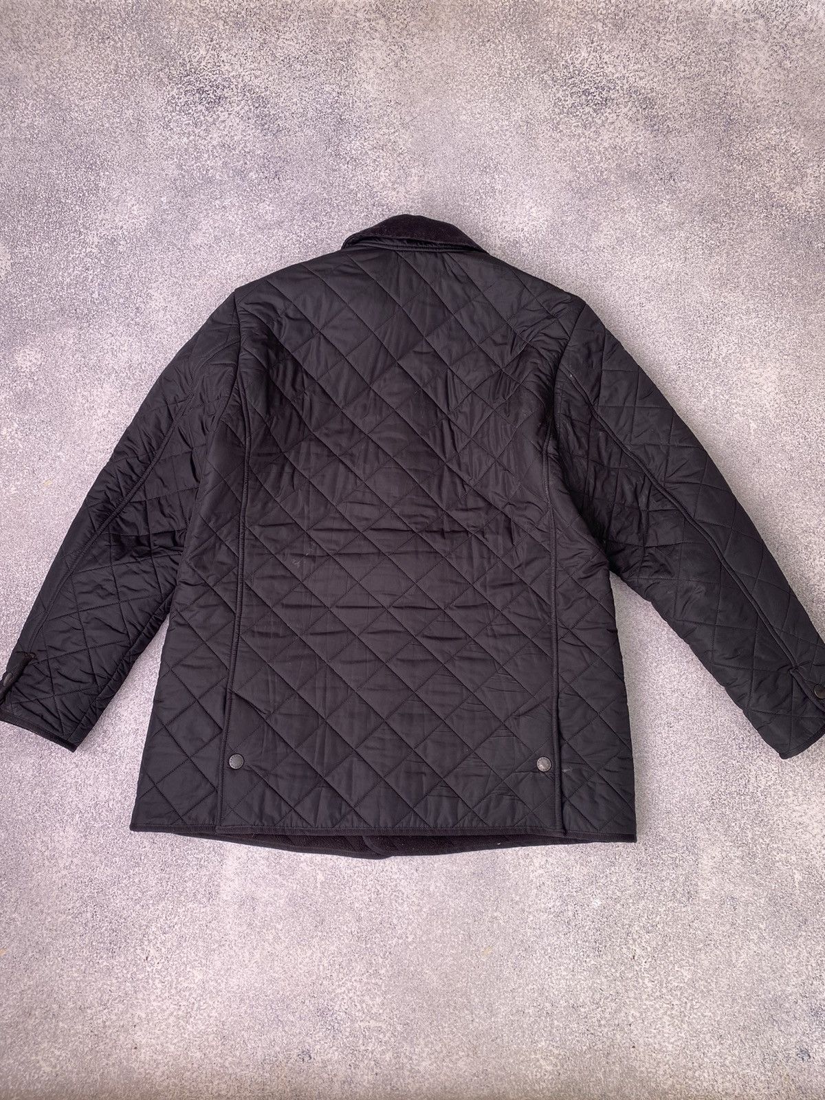 Barbour × Vintage Vintage Barbour Quilted Black Jacket Size US L / EU 52-54 / 3 - 16 Thumbnail