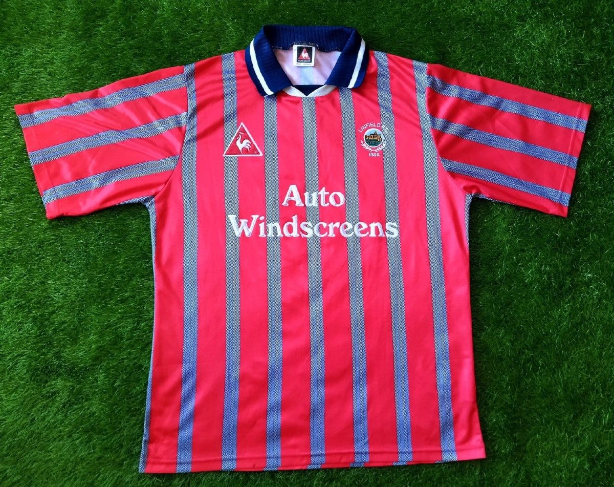 Le Coq Sportif Linfield 1997/1998 shirt jersey Lecoq Sportif Size US L / EU 52-54 / 3 - 1 Thumbnail