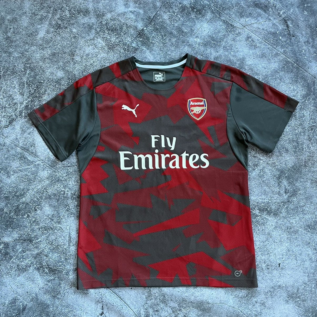 Puma Arsenal Puma Prematch Training Football Shirt Soccer Jersey Size US XL / EU 56 / 4 - 1 Thumbnail
