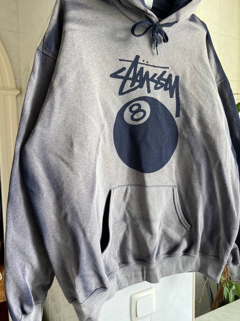 Stussy Custom Stussy 8 Ball 🎱 Hoodie Sun Faded Thrash Rain Defender Size US XL / EU 56 / 4 - 2 Thumbnail