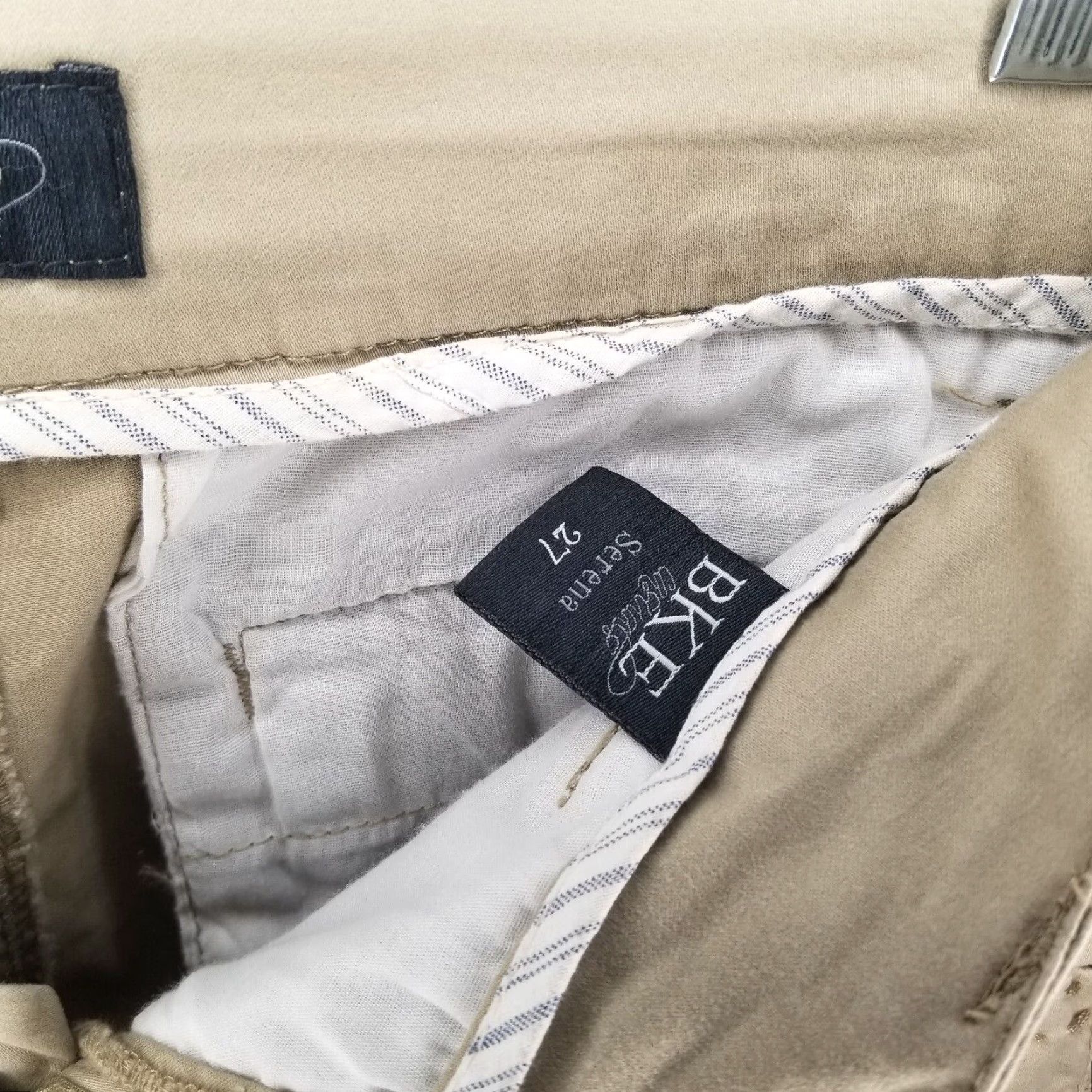 Vintage Buckle BKE Womens Pants Beige Khaki Serena Size 27 Womens Chino 30 in Waist 32 in Inseam Size 30" / US 8 / IT 44 - 4 Thumbnail