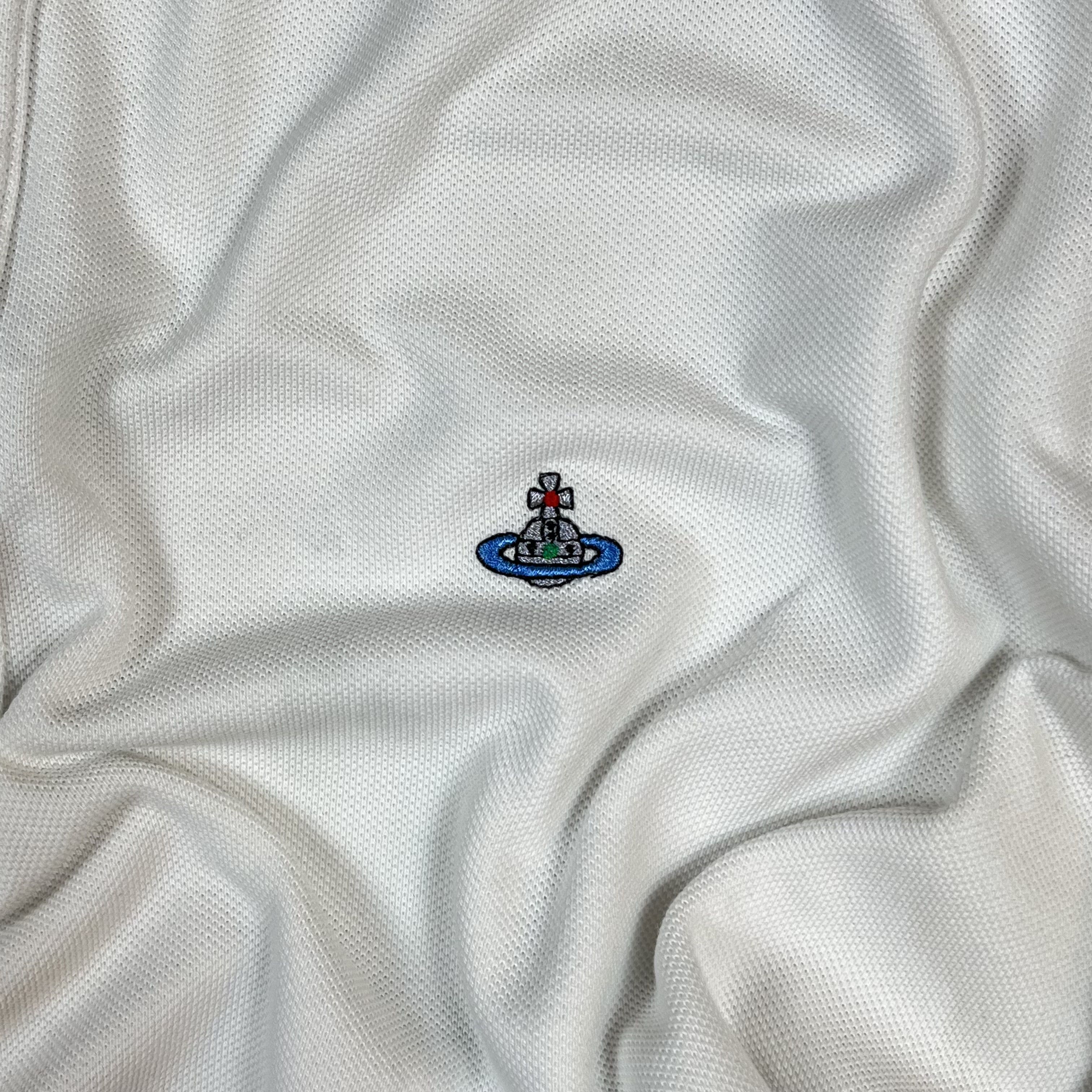 Vivienne Westwood Vivienne Westwood Orb Logo Henley T Shirt Size US L / EU 52-54 / 3 - 17 Thumbnail