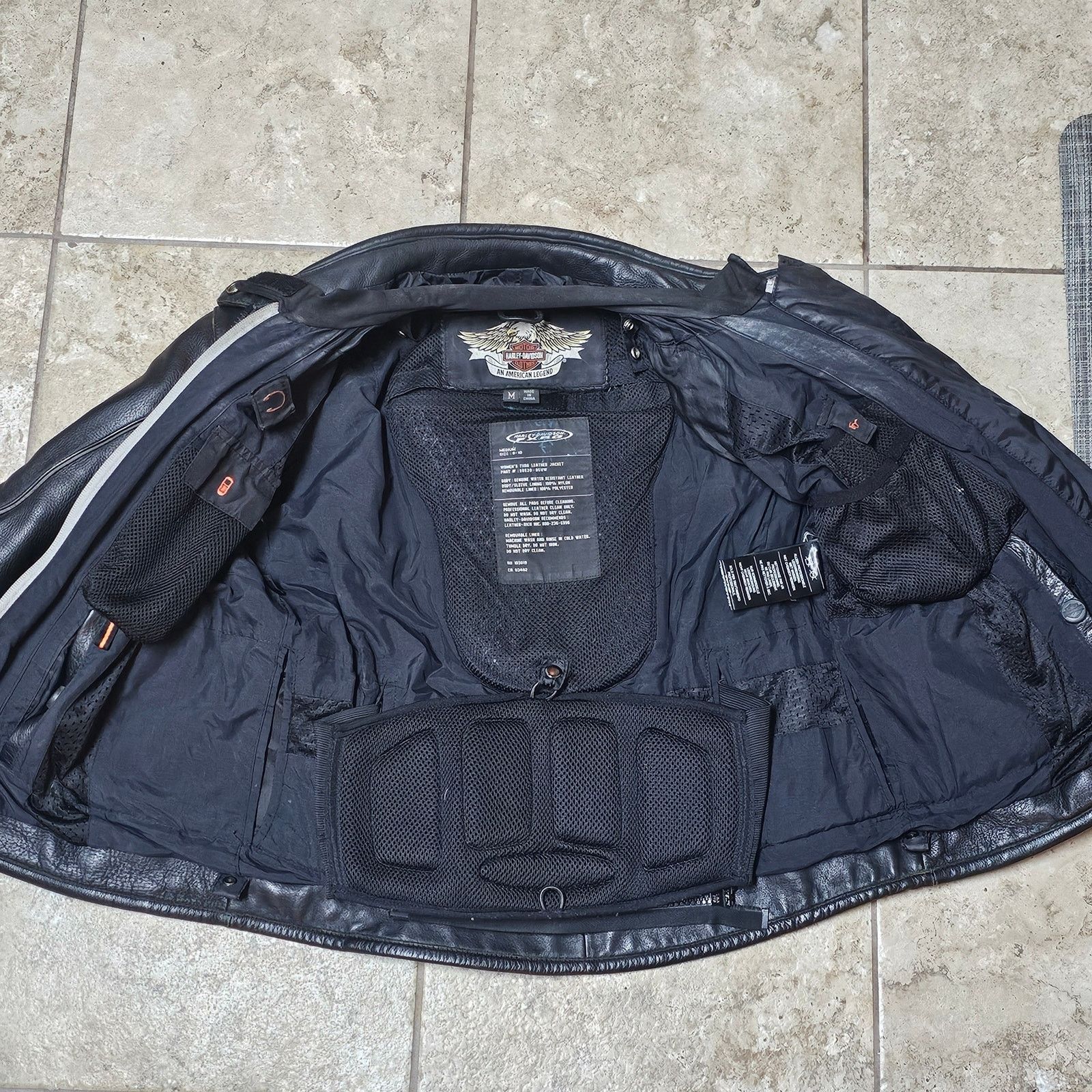 Harley Davidson Women's Harley Davidson FXRG Leather Jacket size Medium Size M / US 6-8 / IT 42-44 - 8 Thumbnail