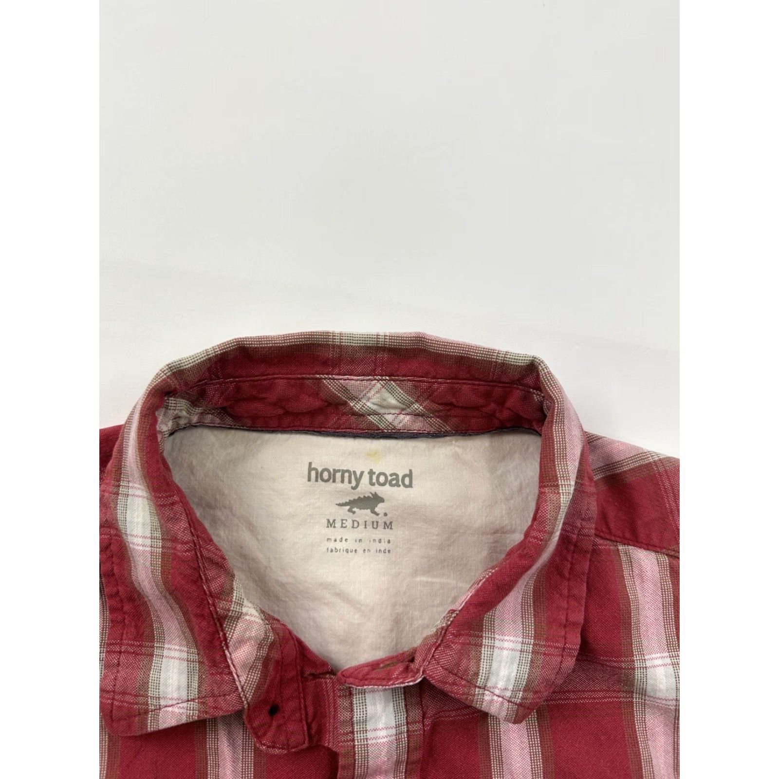 Vintage Horny Toad Shirt Mens Medium Red Plaid Button Up Long Sleeve Size US M / EU 48-50 / 2 - 3 Thumbnail