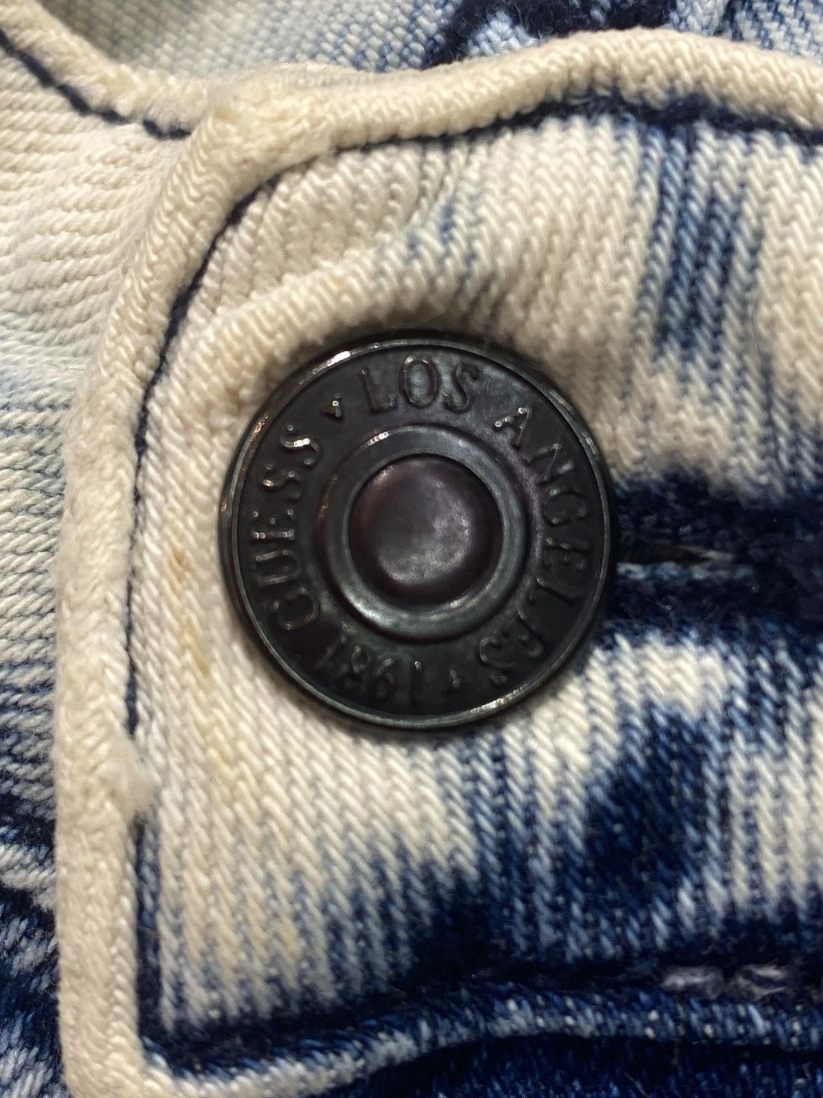 Guess Guess Blue Acid Wash Style Skinny Jeans Size US 30 / EU 46 - 10 Thumbnail