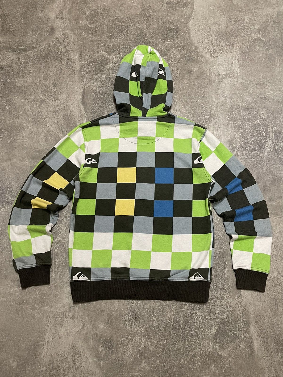 Quiksilver Vintage Quicksilver Surf Cubes Zip-Up Hoodie Size US M / EU 48-50 / 2 - 9 Thumbnail