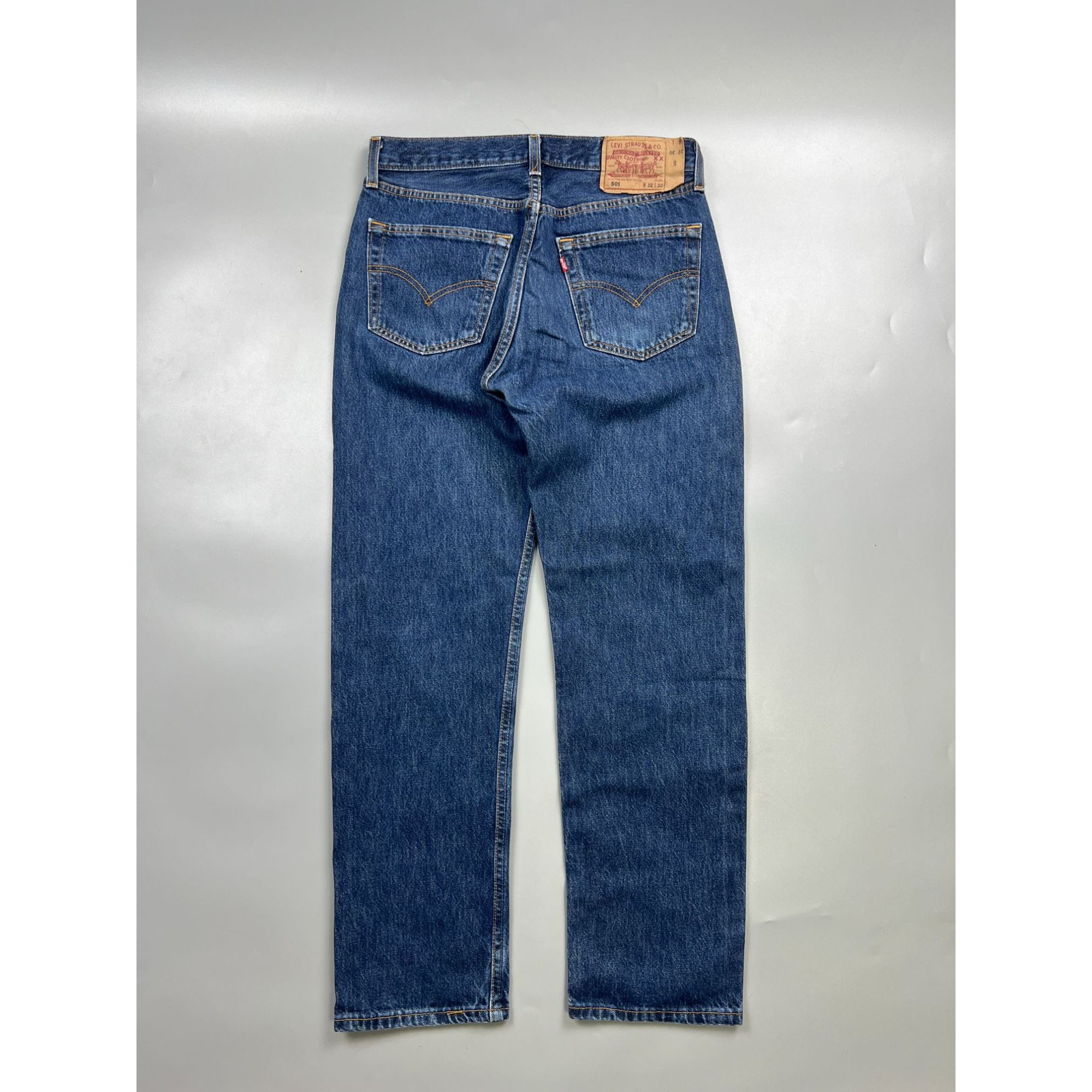 Levi's Vintage Clothing Levi’s 501 Made in UK Vintage Denim Jeans Pants (Y0927) Size US 32 / EU 48 - 9 Thumbnail
