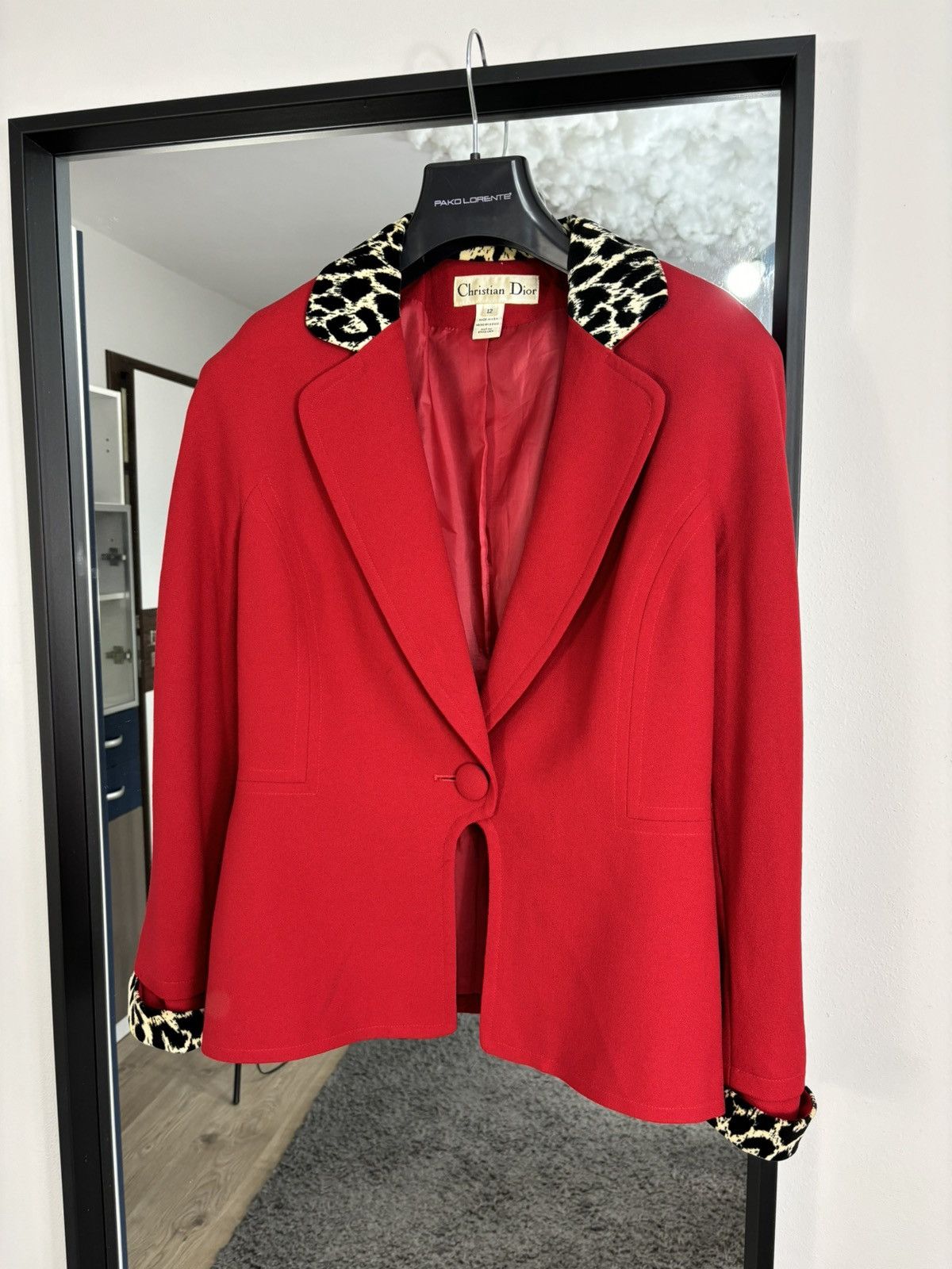 Dior 1990s Vintage Luxury Designer Christian Dior Blazer Jacket Size M / US 6-8 / IT 42-44 - 1 Thumbnail