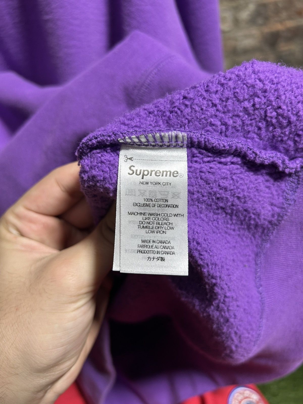 Supreme Supreme Mini Box Logo Purple Crewneck Size US XL / EU 56 / 4 - 5 Thumbnail