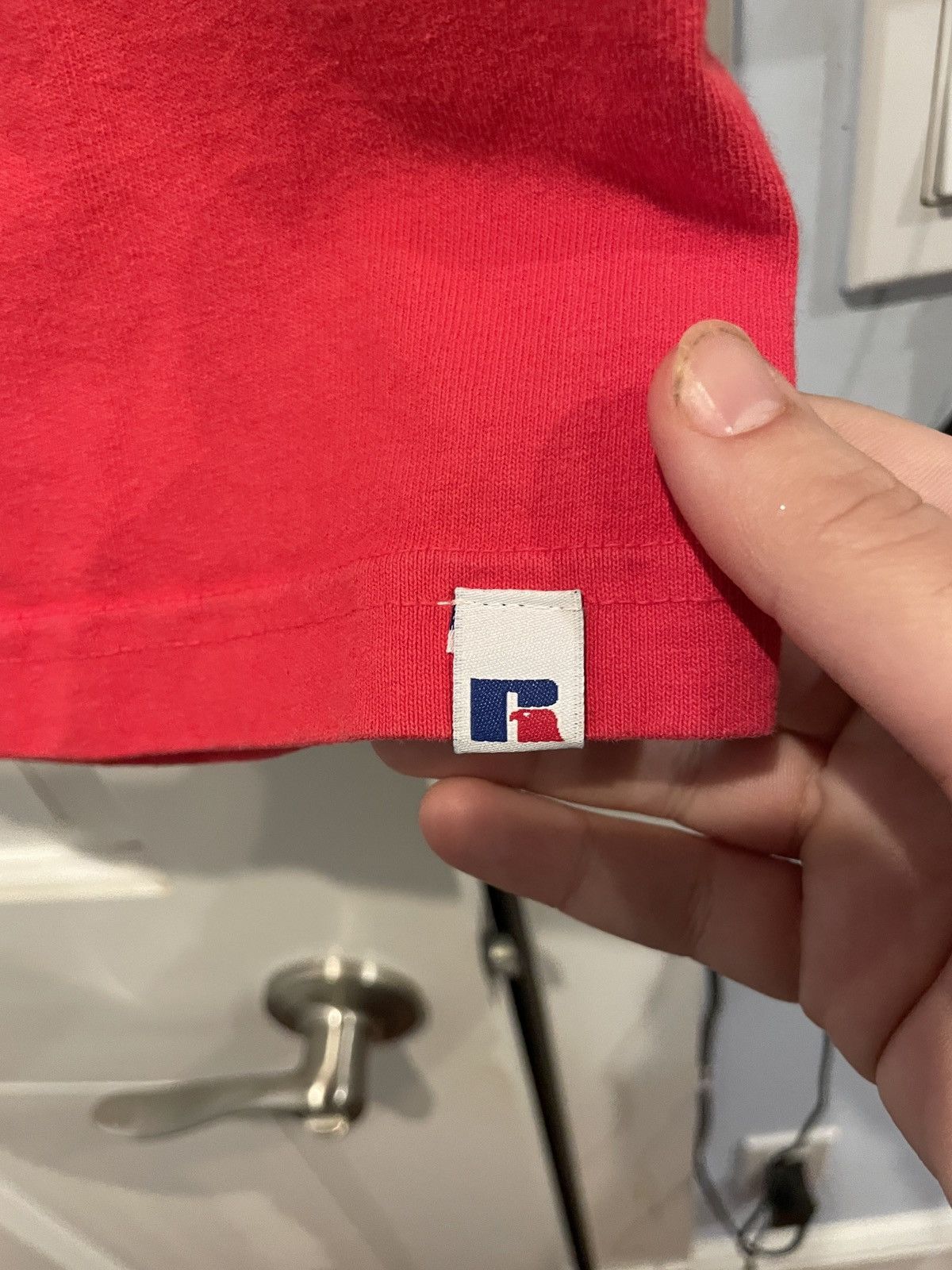 Kith × Russell Athletic SS19 Kith x Russell Athletic Logo Tee Red Size US XS / EU 42 / 0 - 6 Thumbnail
