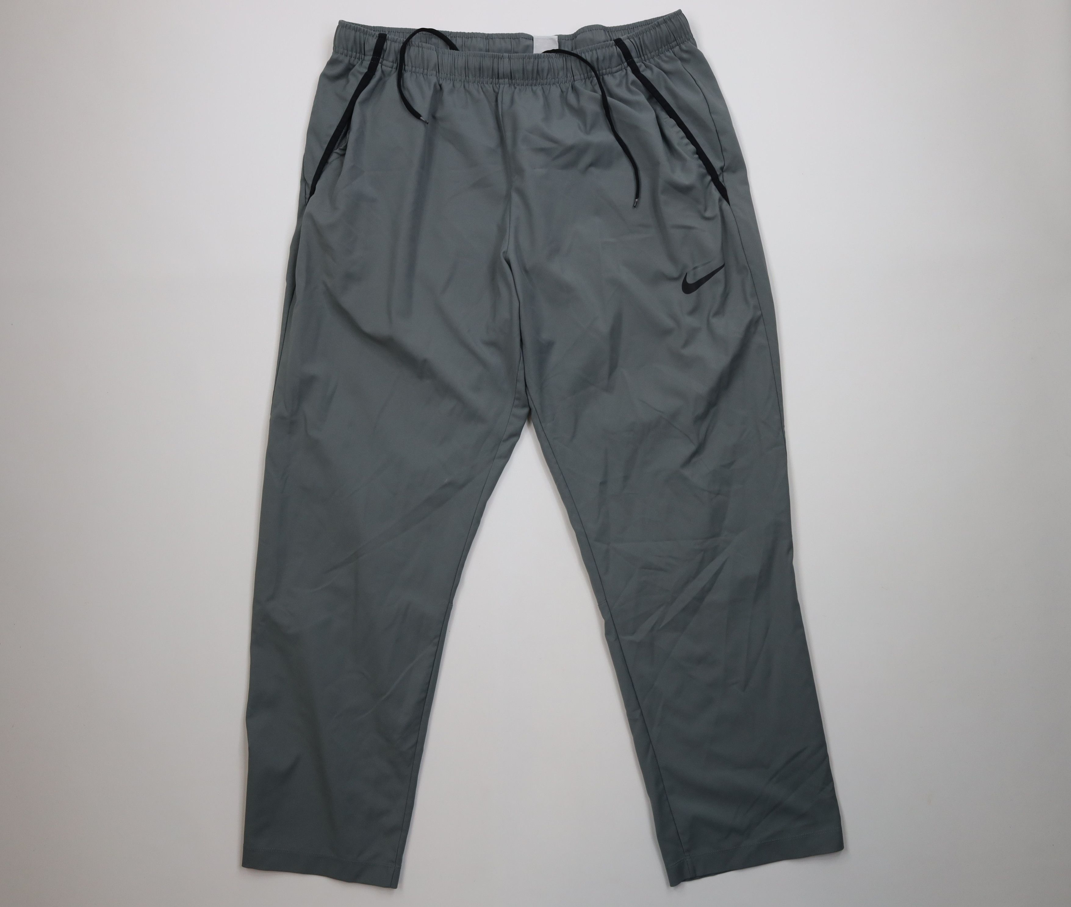 Nike Vintage Y2K Nike Scott Mini Swoosh Wide Leg Pants Gray Size US 40 / EU 56 - 1 Thumbnail