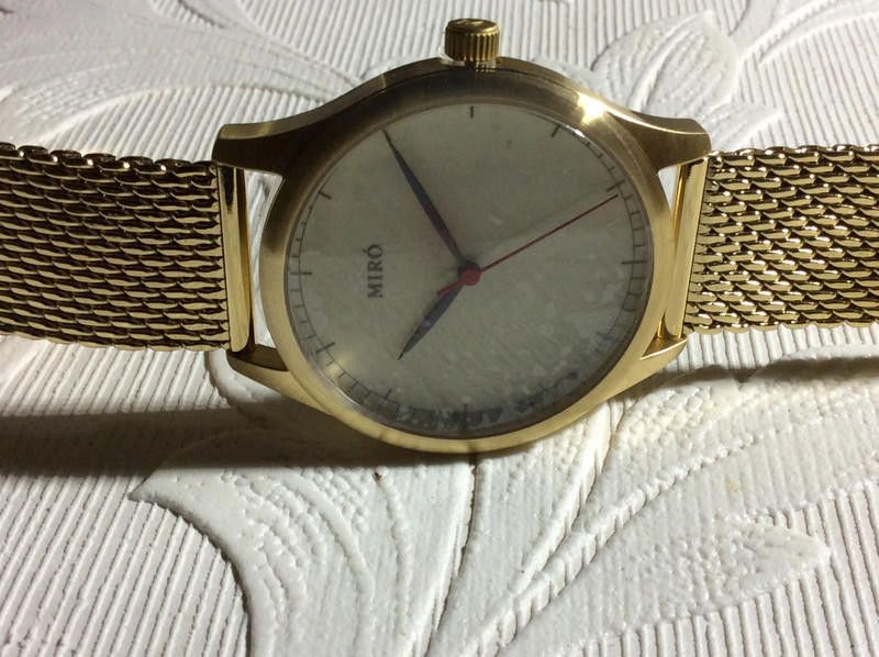 Designer Miro gold Men's mesh Watch Size ONE SIZE - 11 Thumbnail