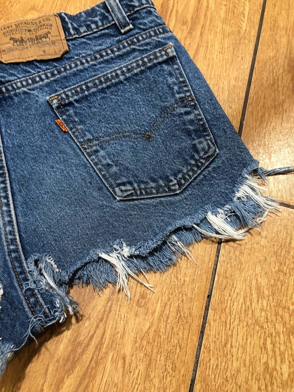 Levi's VINTAGE LEVIS Jean Shorts Blue Denim Size 34" / US 12 / IT 48 - 12 Thumbnail