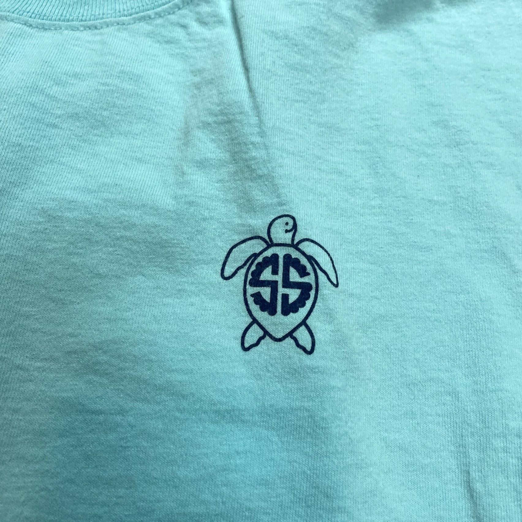 Vintage Simply Southern Shirt Mens Large Light Blue Long Sleeve Ocean Lives Matter Tee Shirt Size US L / EU 52-54 / 3 - 2 Thumbnail