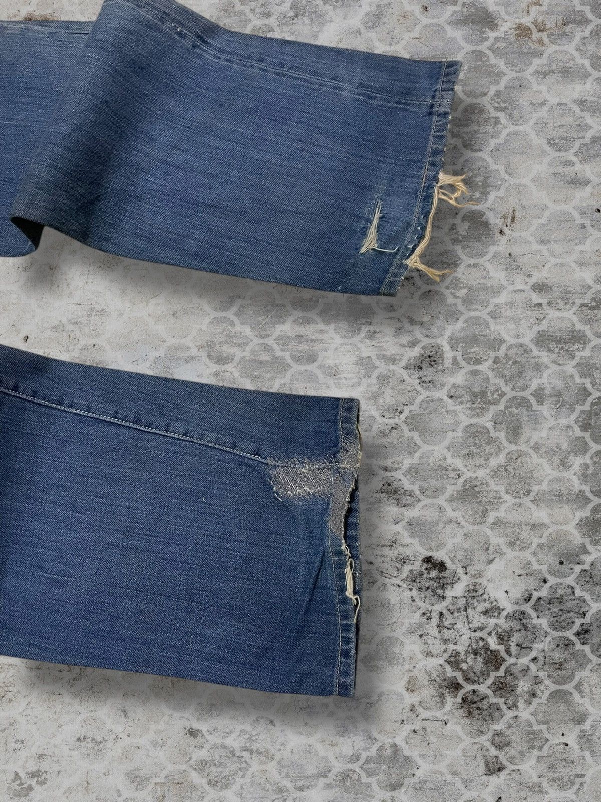 Japanese Brand Vintage 90s Designer Hoggs By Nephentes Selvedge Distressed Size US 29 - 17 Thumbnail