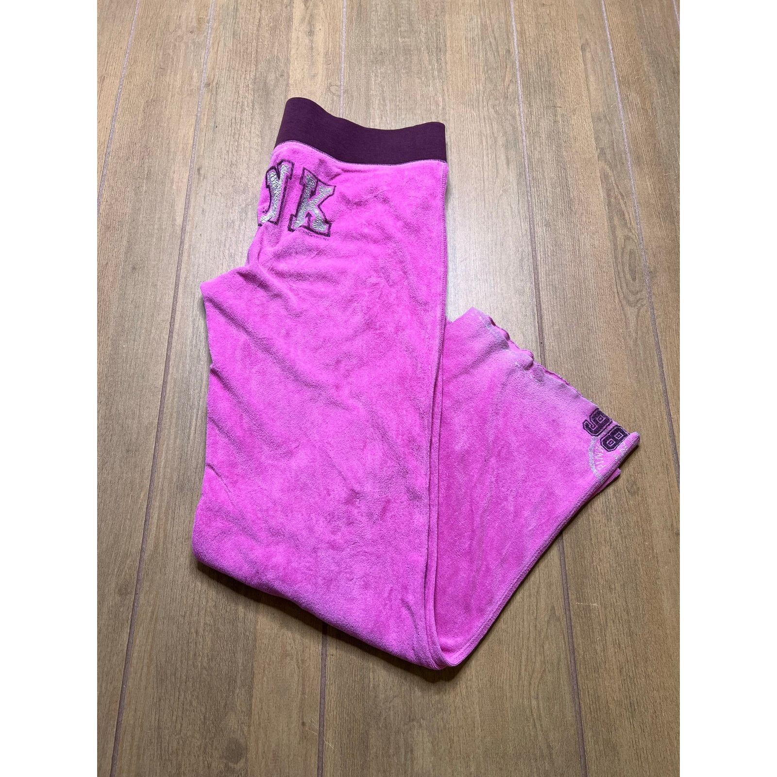 Victoria's Secret Y2K Victoria’s Secret Pink Sz Small Wide Leg Baggy pants Size 30" / US 8 / IT 44 - 2 Thumbnail