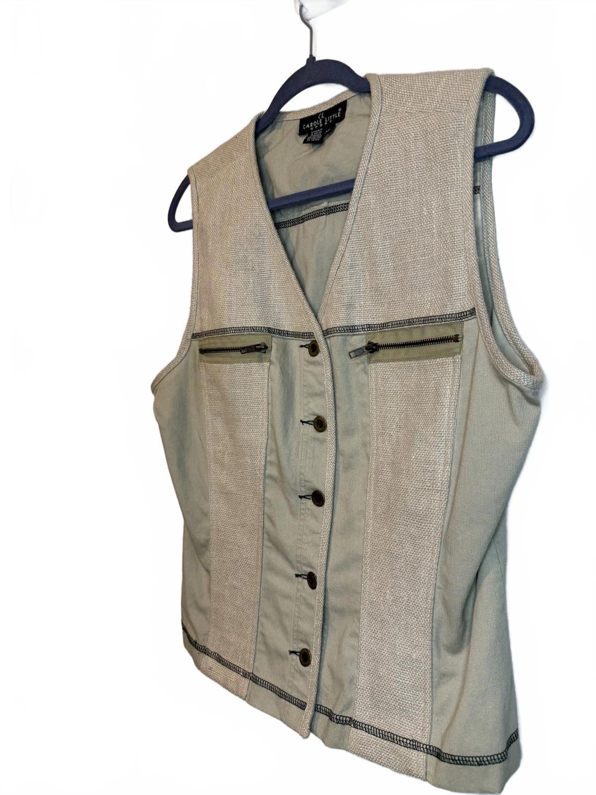 Designer Carole Little Sport Retro Women's Sleeveless Vest - XL Size XL / US 12-14 / IT 48-50 - 6 Thumbnail