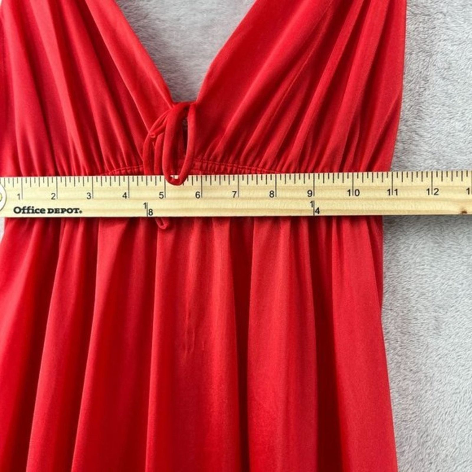 Vintage VTG ERICA LOREN Long Slip‎ Dress Satin Maxi Y2k Lingerie S/M Size ONE SIZE - 5 Thumbnail