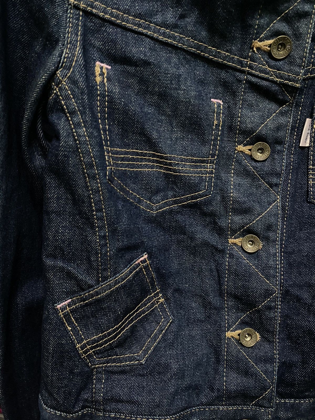 Paul Smith PAUL SMITH Denim Trucker Jacket Size S / US 4 / IT 40 - 6 Thumbnail