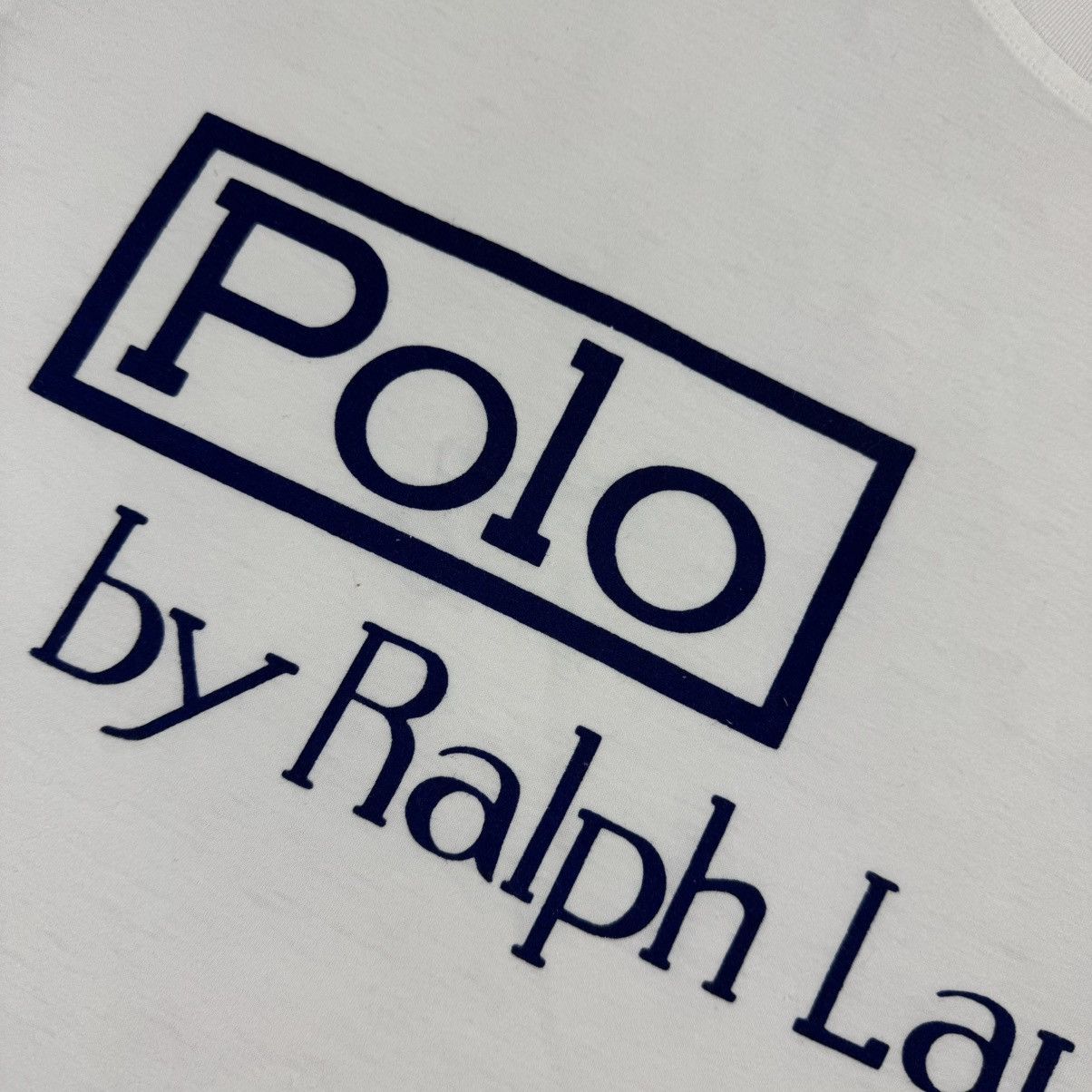 Polo Ralph Lauren Vintage Rare Polo Ralph Lauren Tag Logo T-shirt Size US L / EU 52-54 / 3 - 7 Thumbnail