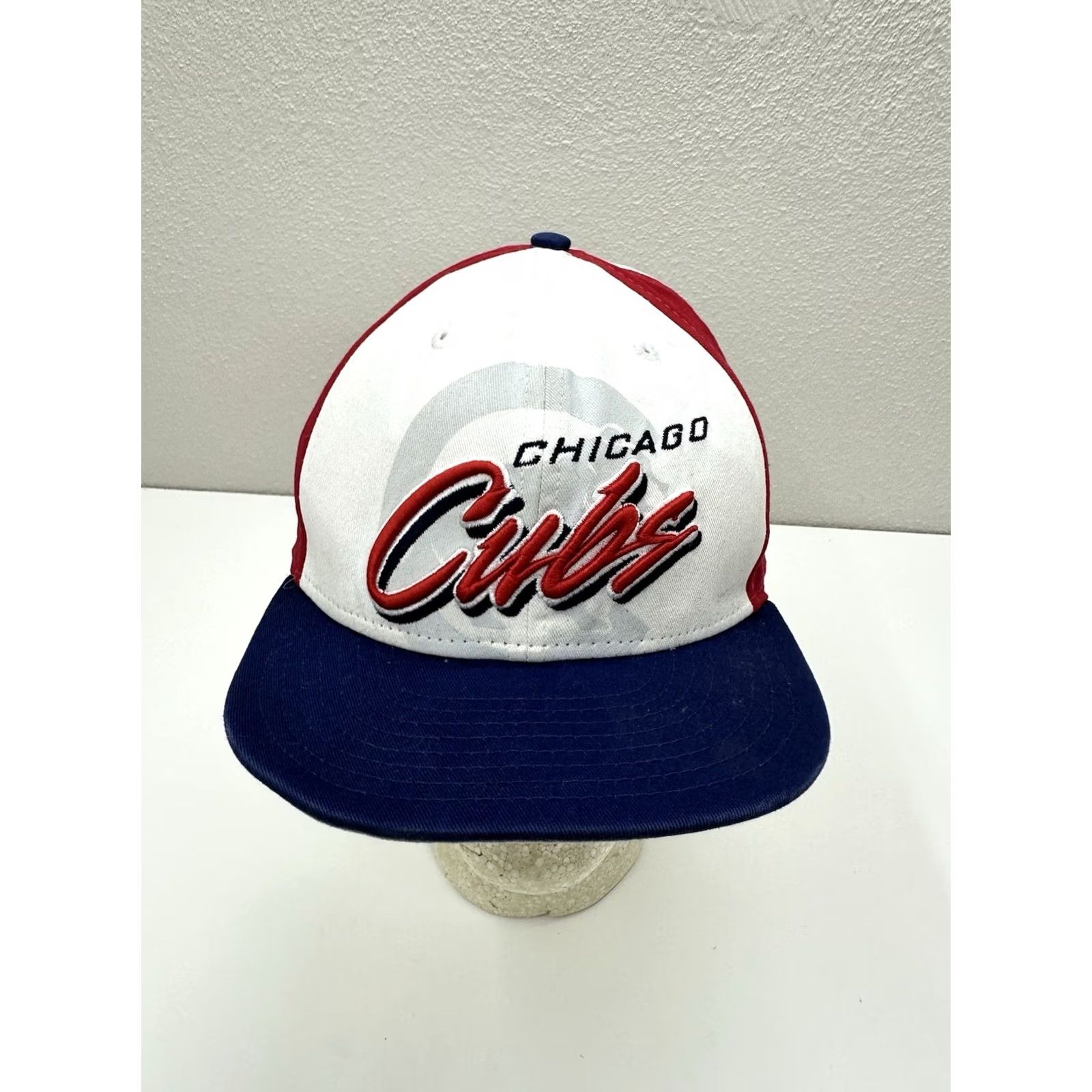 New Era New Era MLB Genuine Merchandise Snapback Hat Chicago Cubs Adjustable Medium/Large Red Men Baseball Cap Size ONE SIZE - 2 Thumbnail