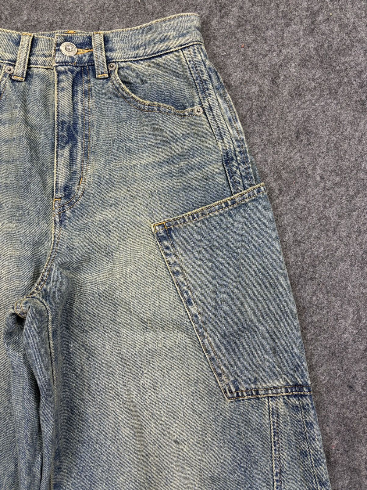 MOUSSY 💥Super Balloon💥Archival Style Cargo Balloon Denim F927 Size 25" / US 0 / IT 36 - 3 Thumbnail