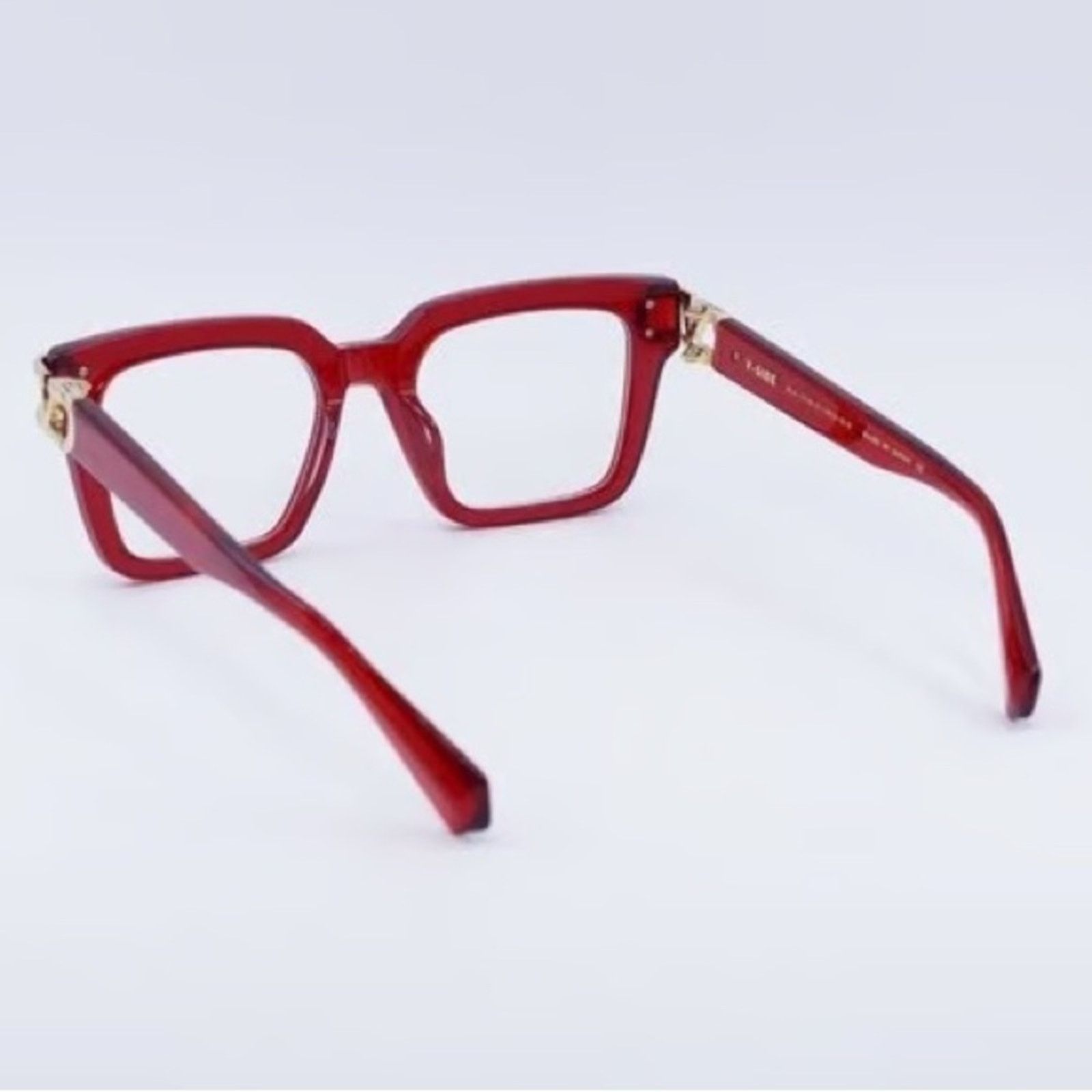 Valentino New! Valentino Red and Women Glasses SIDE VLX 131B Authentic Size ONE SIZE - 9 Thumbnail