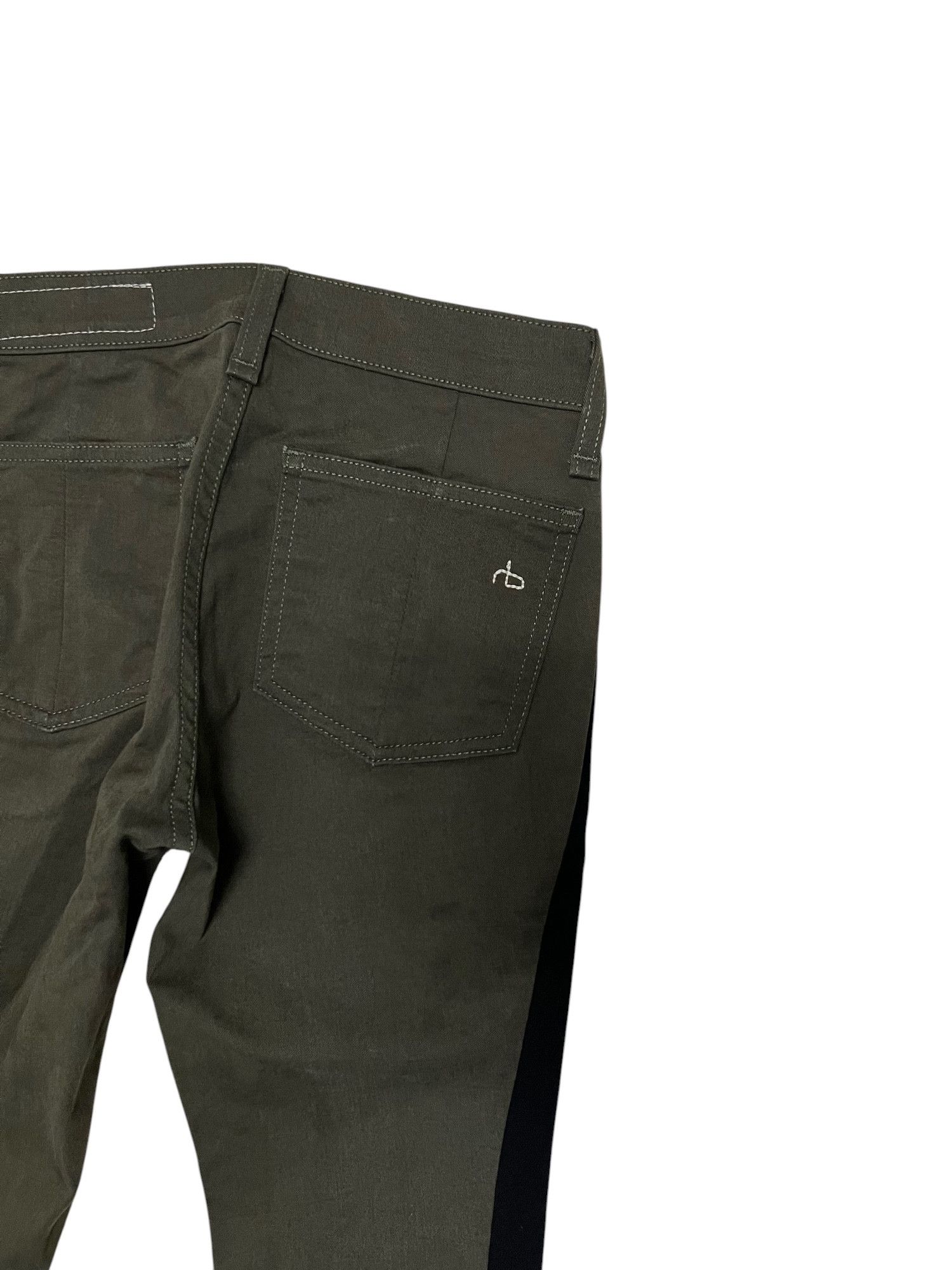 Rag & Bone Rag & Bone Store Exclusive Olive Green Skinny Jean Size 25" / US 0 / IT 36 - 8 Thumbnail
