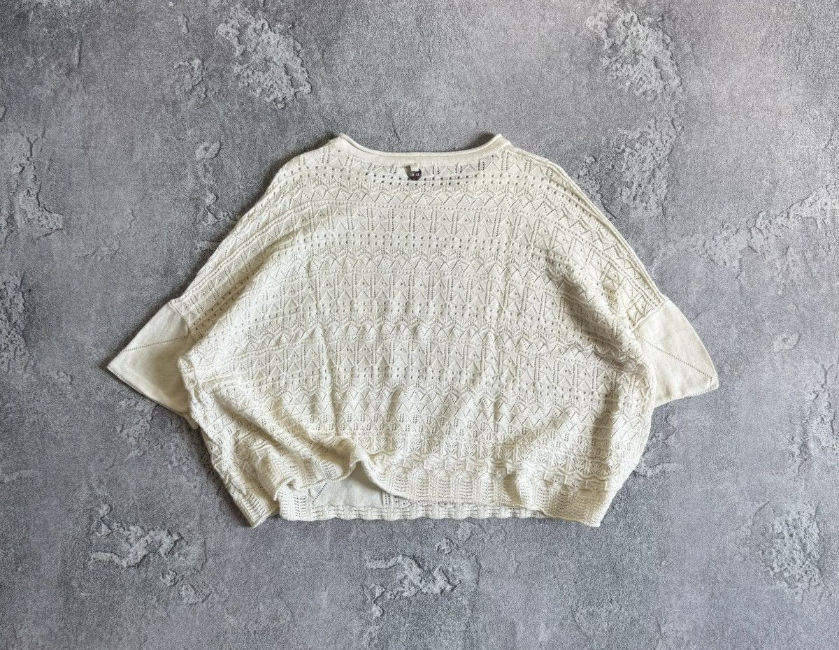 Designer High Use oversized relaxed sweater jumper pullover cape knit Size ONE SIZE - 9 Thumbnail