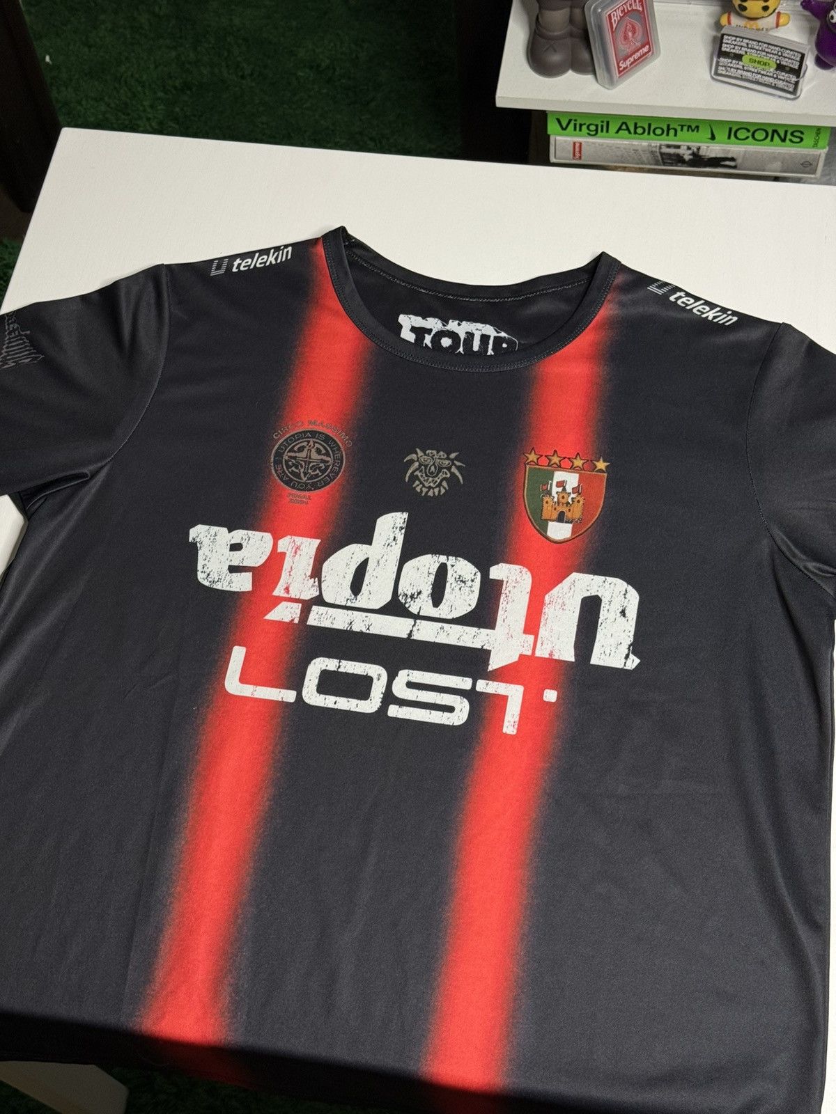 Travis Scott Italy Soccer Jersey "Black" [XL] PREOWNED