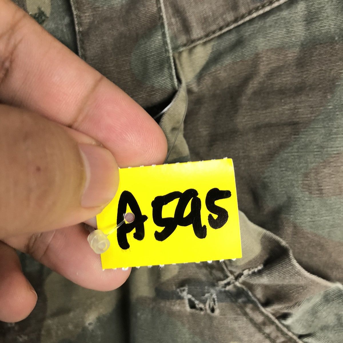 Japanese Brand As Know Is De Base Camo Green Cargo Multipocket Pants #A595 Size 28" / US 6 / IT 42 - 14 Thumbnail