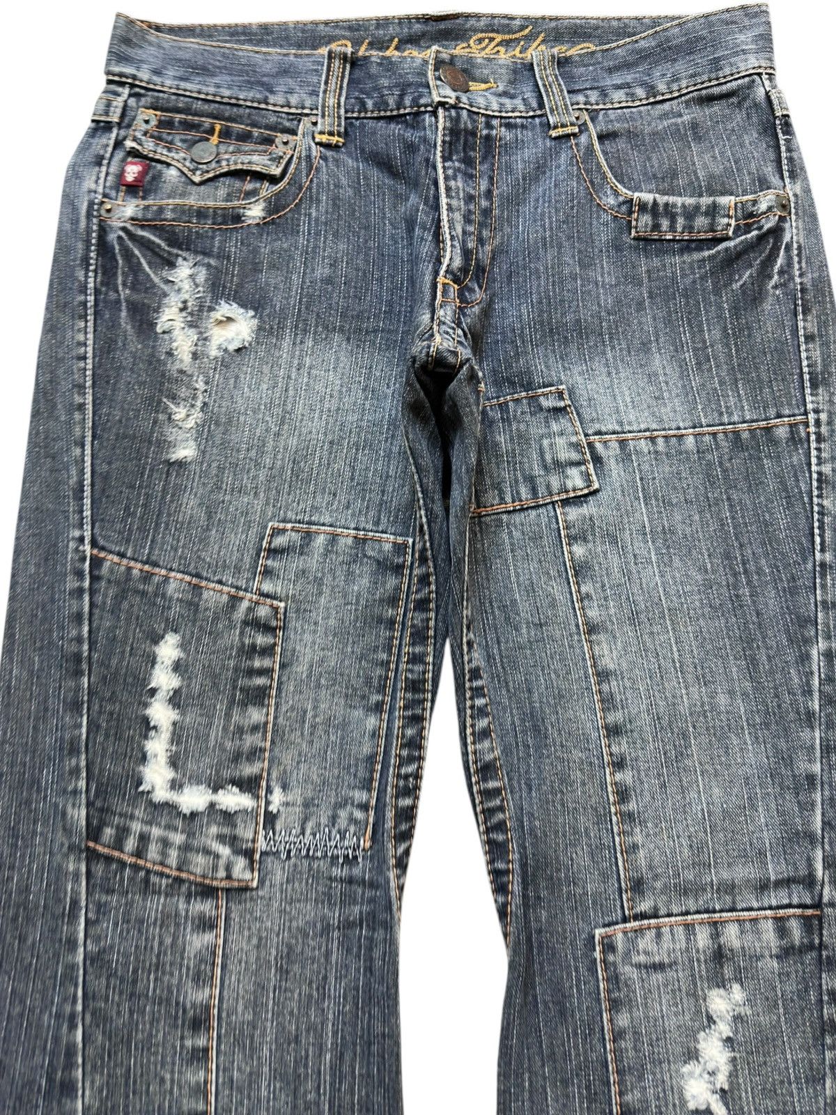 20471120 Vintage 291295 Homme Flare Boocut Grunge Denim Size US 32 / EU 48 - 2 Thumbnail