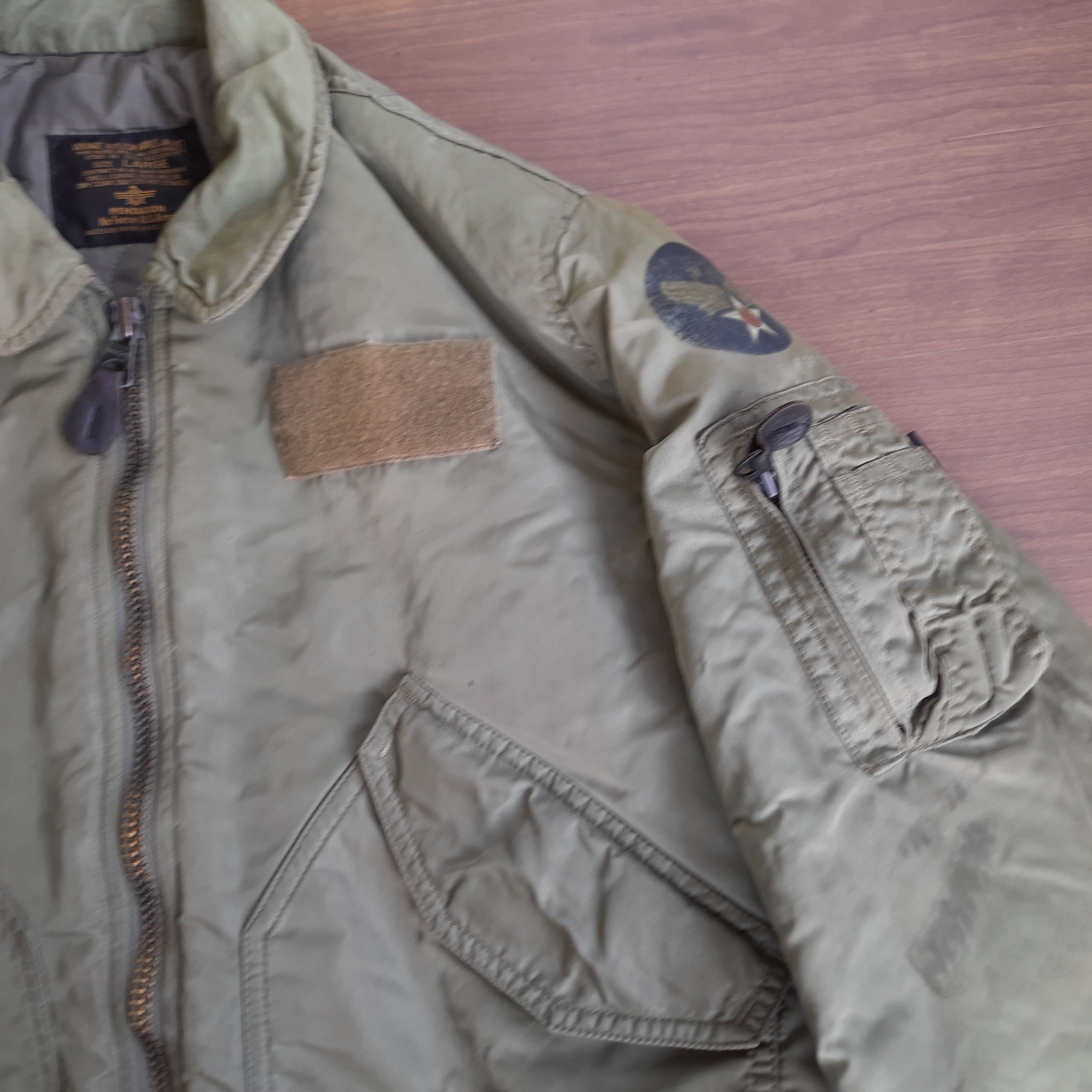 Japanese Brand Vintage Replica Pentagon US Army Air Force Bomber Jacket Size US L / EU 52-54 / 3 - 9 Thumbnail