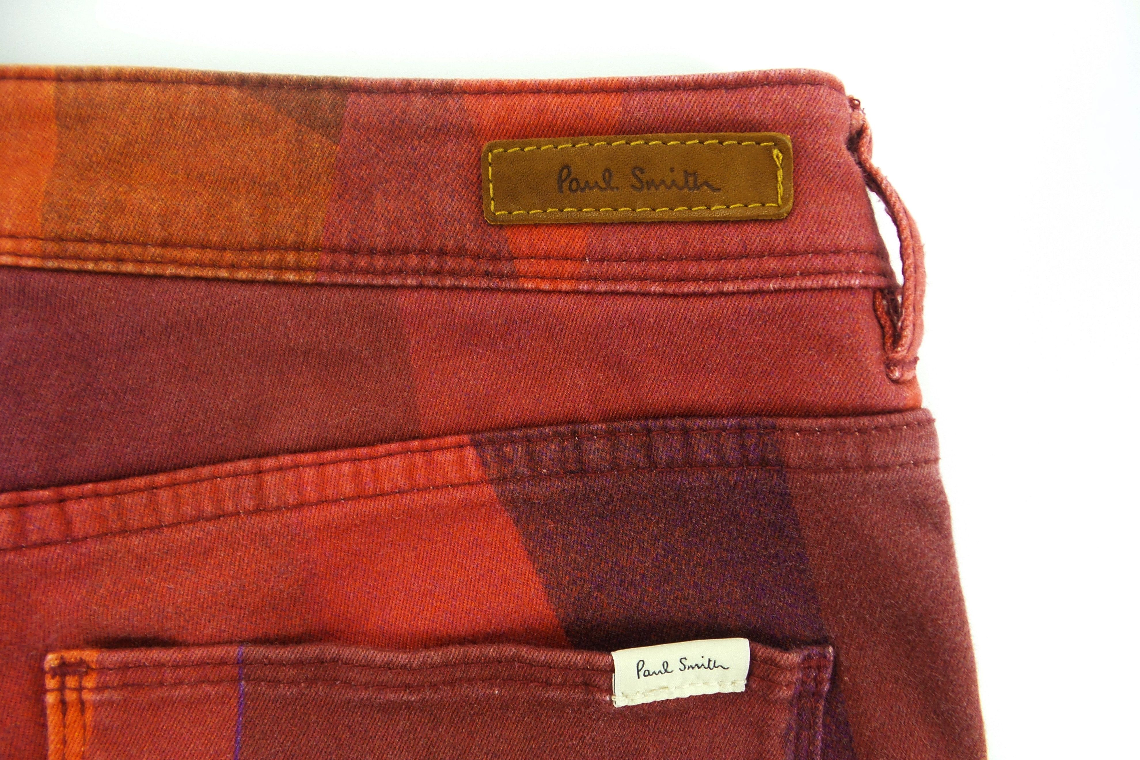 Designer × Paul Smith FOR HER Paul Smith Abstract Design Skinny Jeans W29xL34.5 Size US 29 - 10 Thumbnail