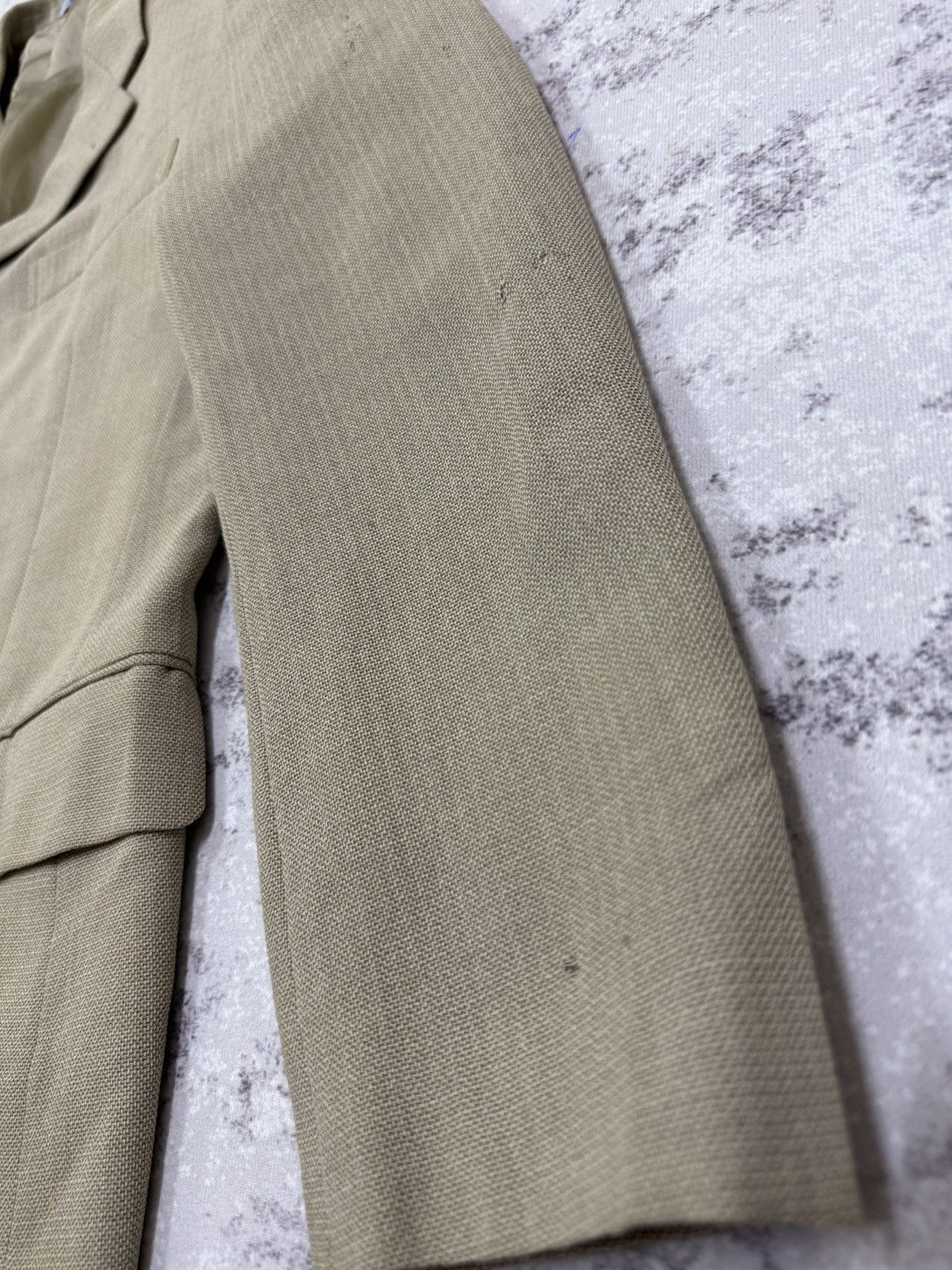 Kenzo VINTAGE 90s KENZO HOMME LINEN BLAZER Size 40S - 6 Thumbnail