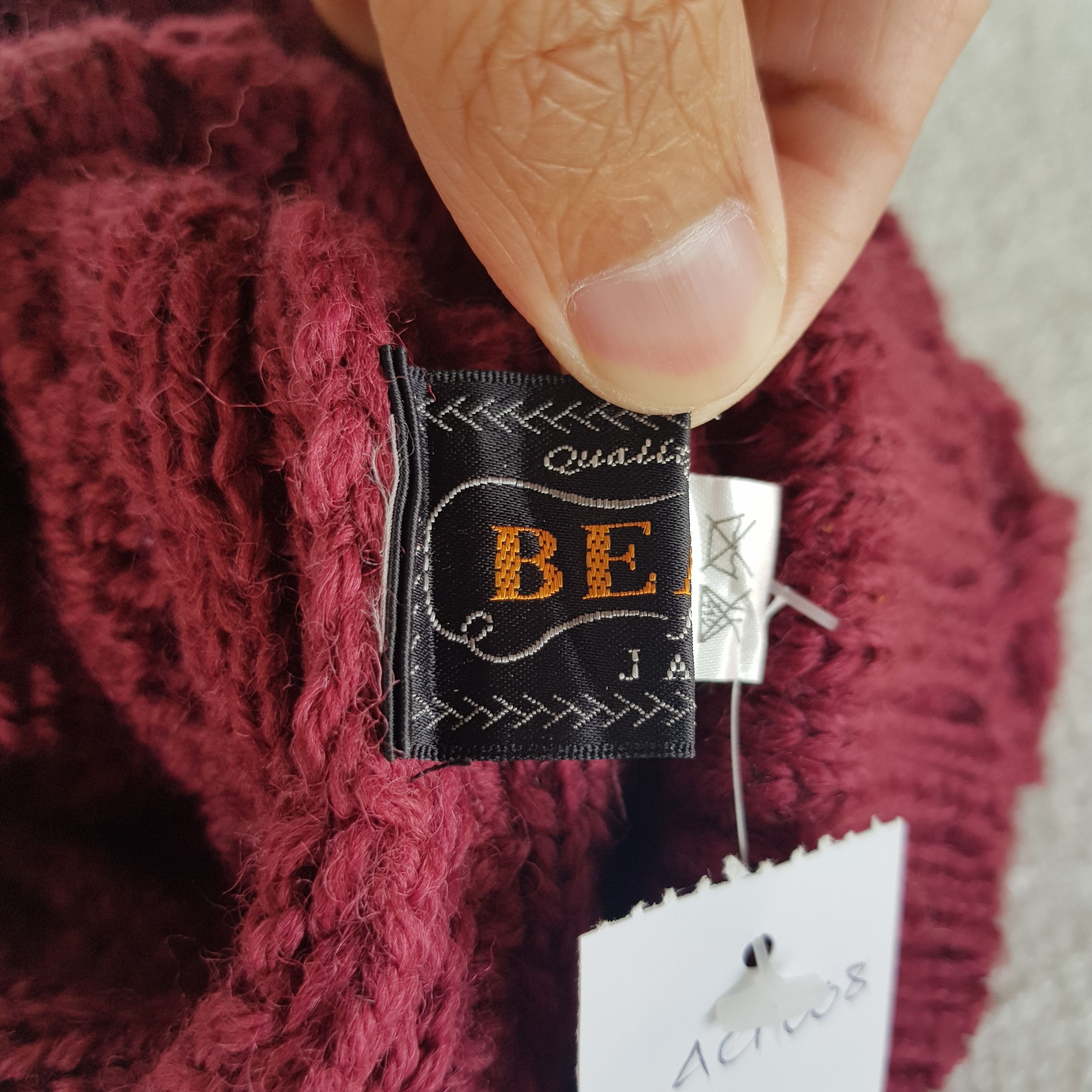 Beams Plus Vintage Beam Beanie Fair Isle Ribbed Knit Snow Caps Hats. Size ONE SIZE - 8 Thumbnail